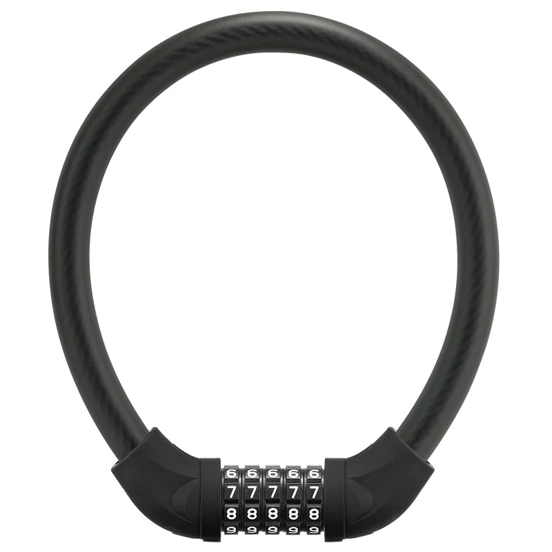 ROCKBROS Bike Lock 5 Digit Cable Lock Lightweight Bicycle Lock Combination Portable Lock