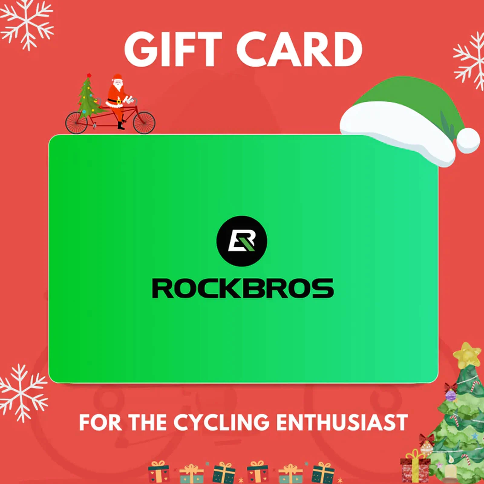 ROCKBROS Digital Gift Card for Cycling Gear and Bicycle