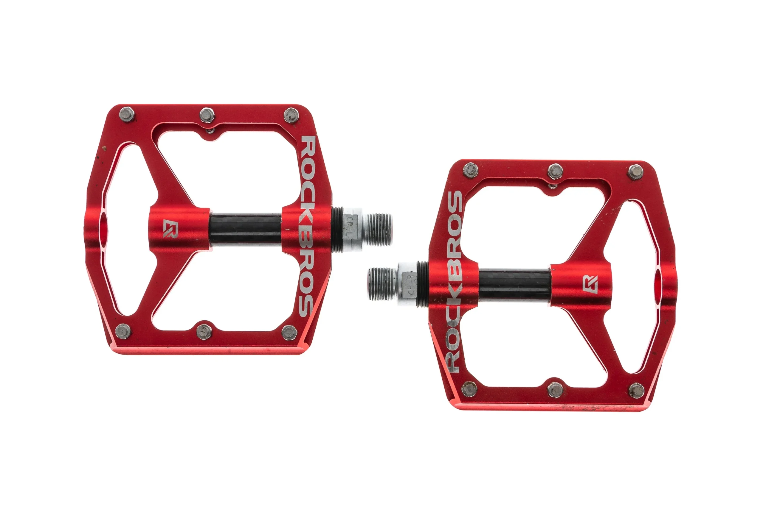 Rockbros Hollow Bearing Pedals Platform Red