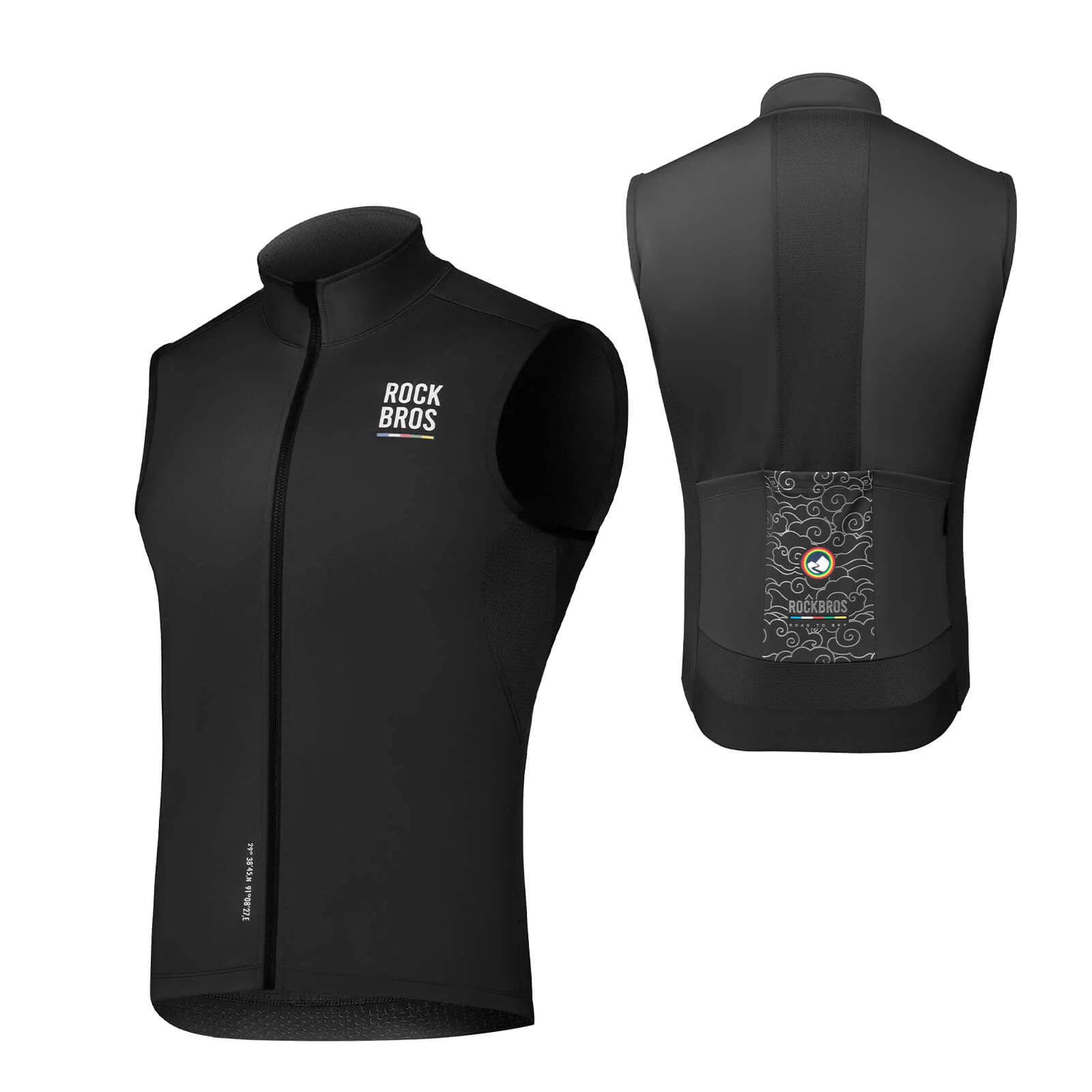ROCKBROS Men’s Cycling Vest - Windproof for Spring & Autumn