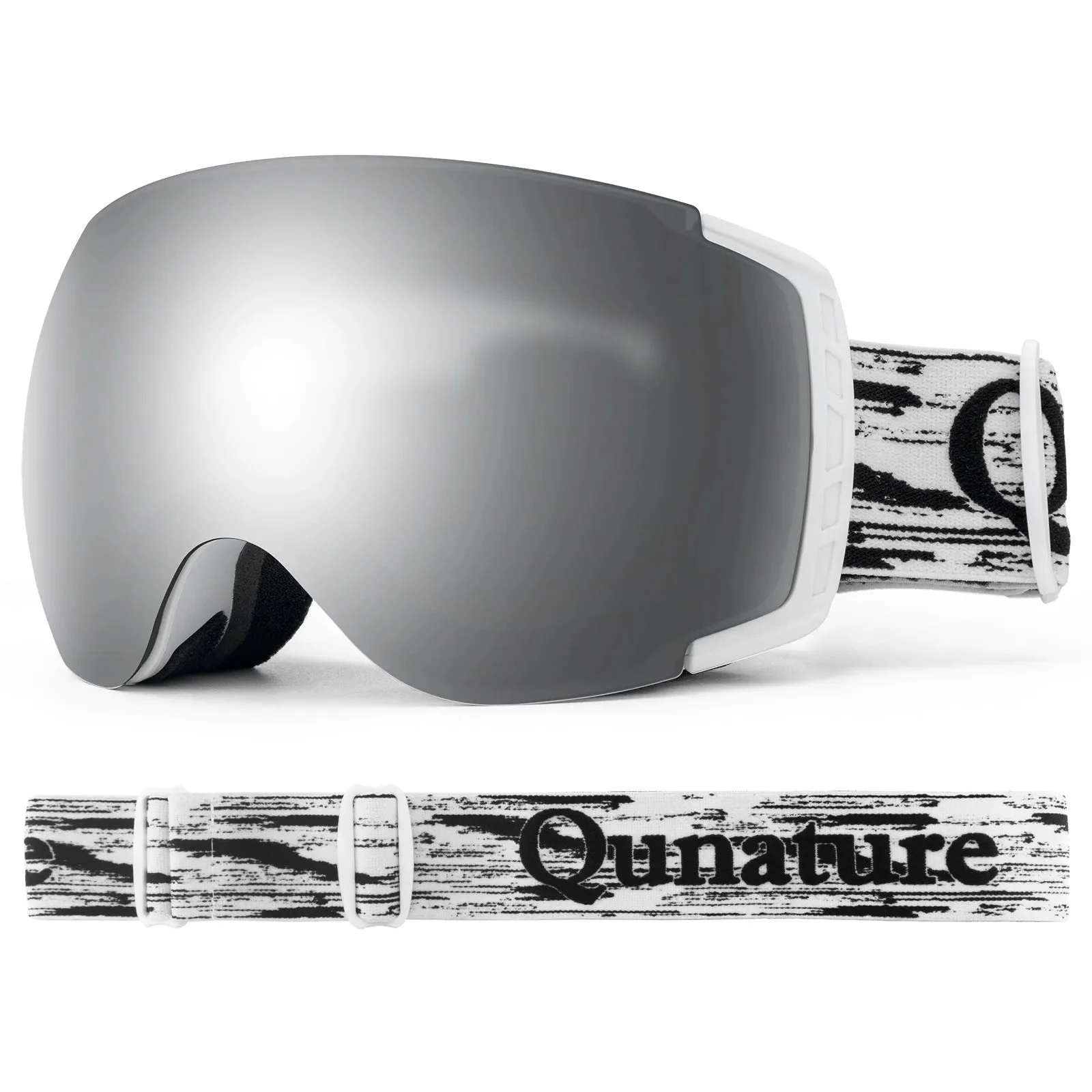 Spherical Anti-Fog Ski Goggles Double Lens OTG Unisex