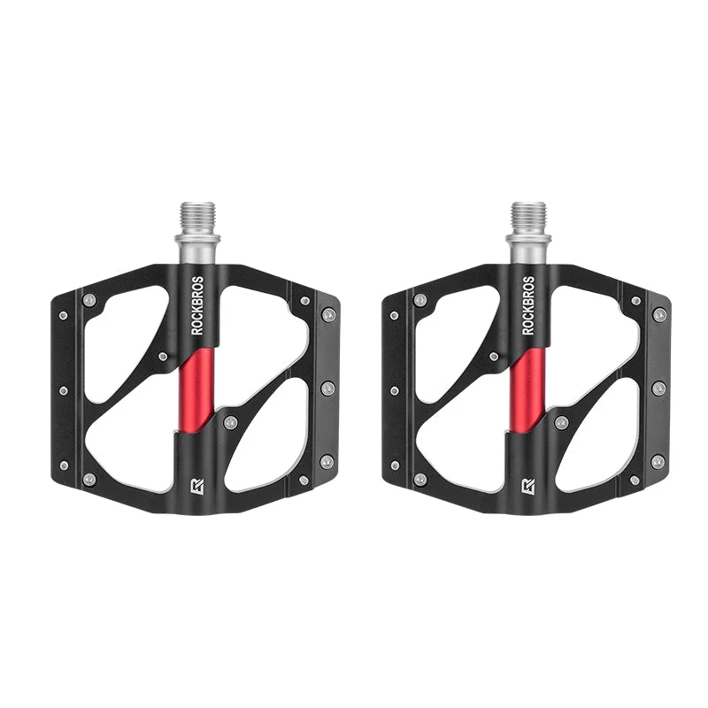 ROCKBROS Super Lightweight Bike Pedals in Black or Red (Pair)