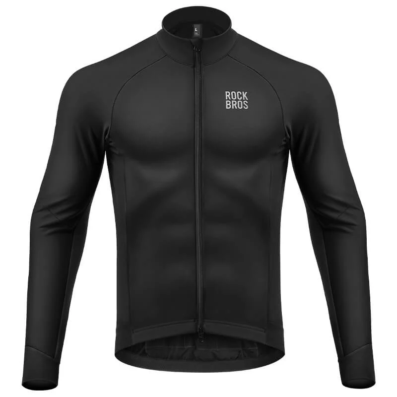 ROCKBROS Winter Fleece Cycling Jersey