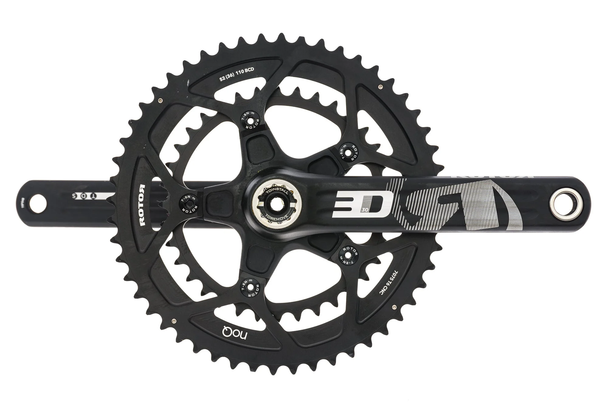 Rotor 3D30 Crank Set 11 Speed 175mm 52/36T 110mm BCD BB30