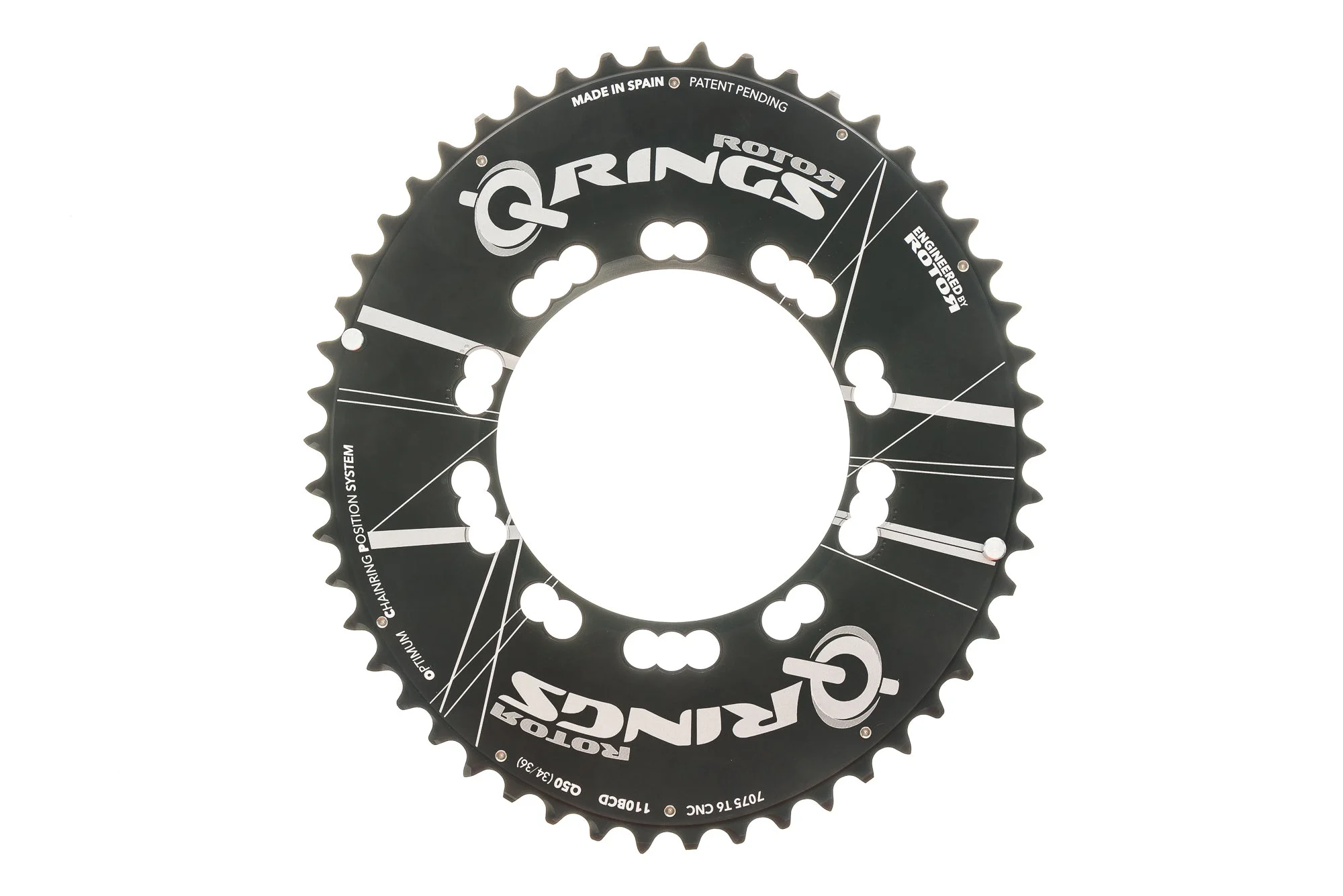 Rotor Q-Ring Aero Chainring 50T 11 Speed 110mm BCD