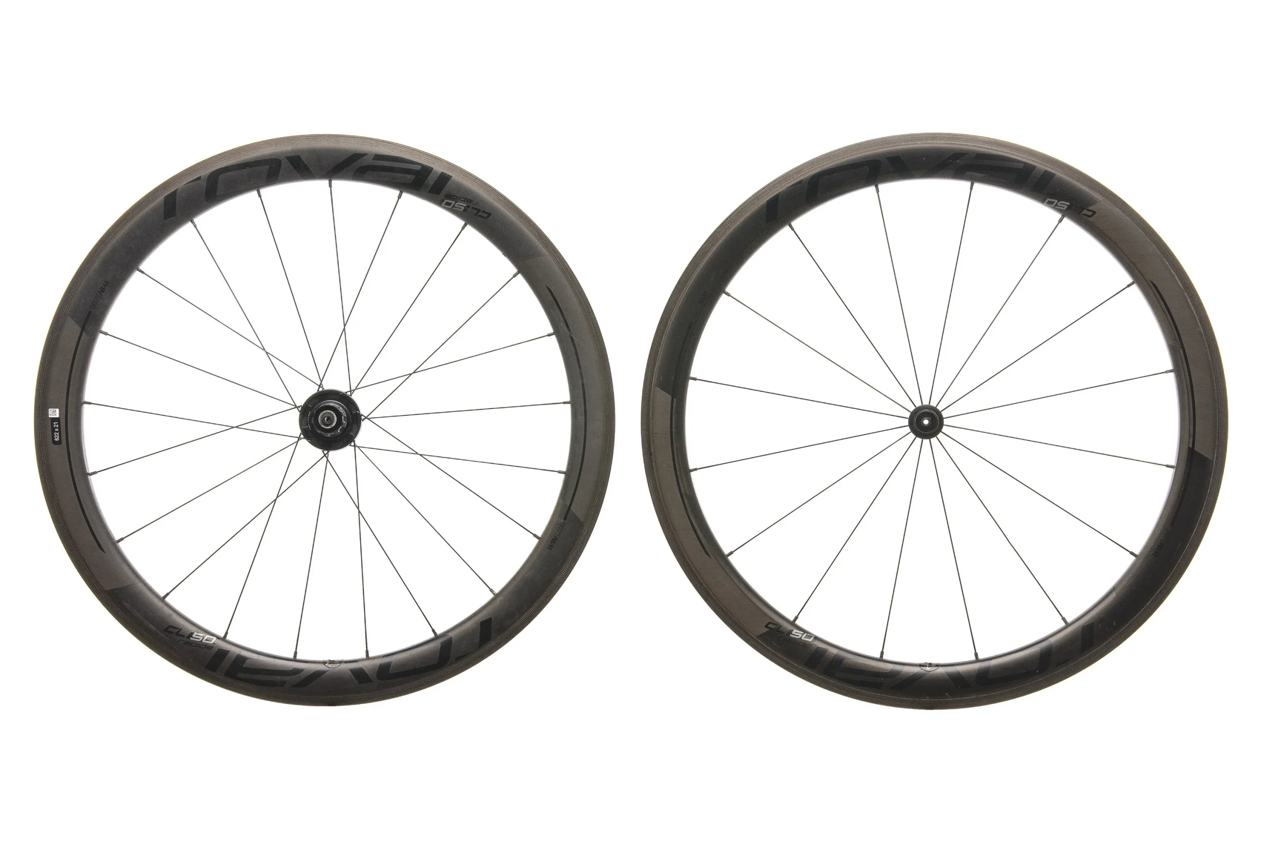 Roval Rapide CL 50 Carbon Tubeless 700c Wheelset