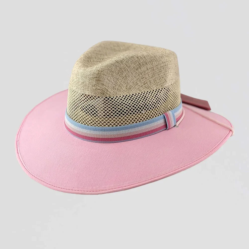 Roxy | Womens Pink Mesh Sun Hat