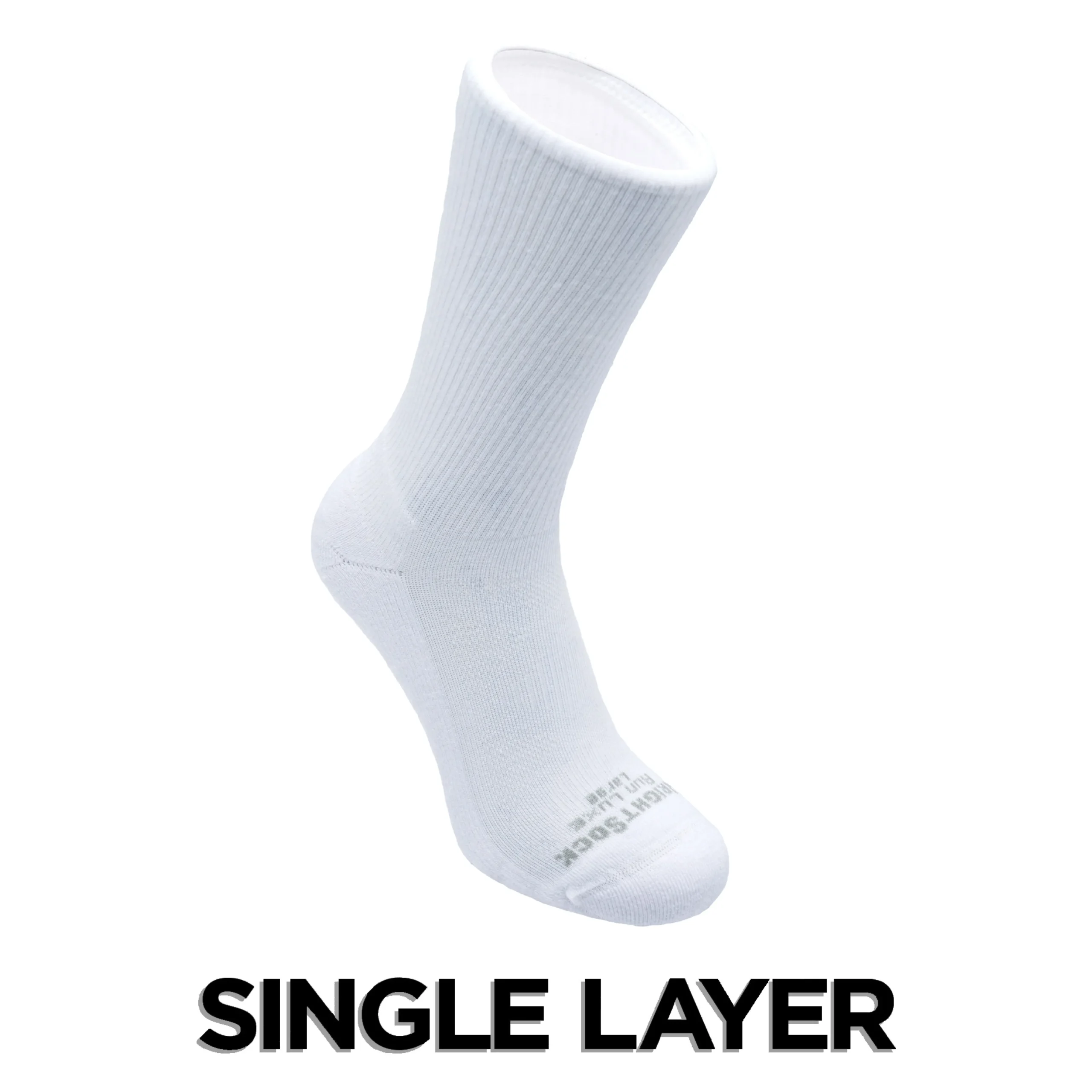 Run Luxe - Crew Length- Single Layer