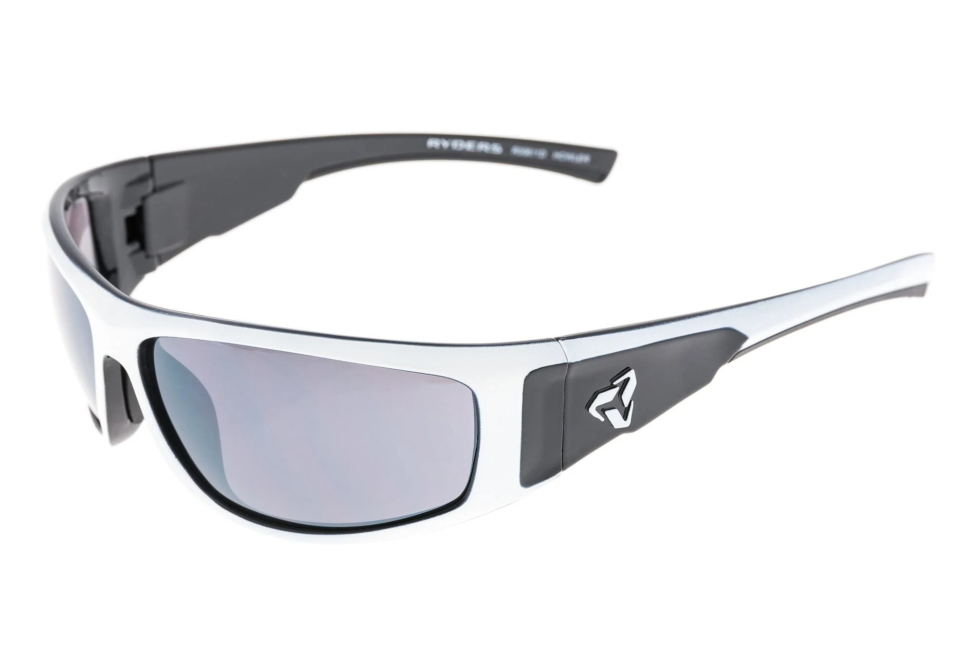 Ryders Eyewear Howler Sunglasses White/Black Frame Gray Lense