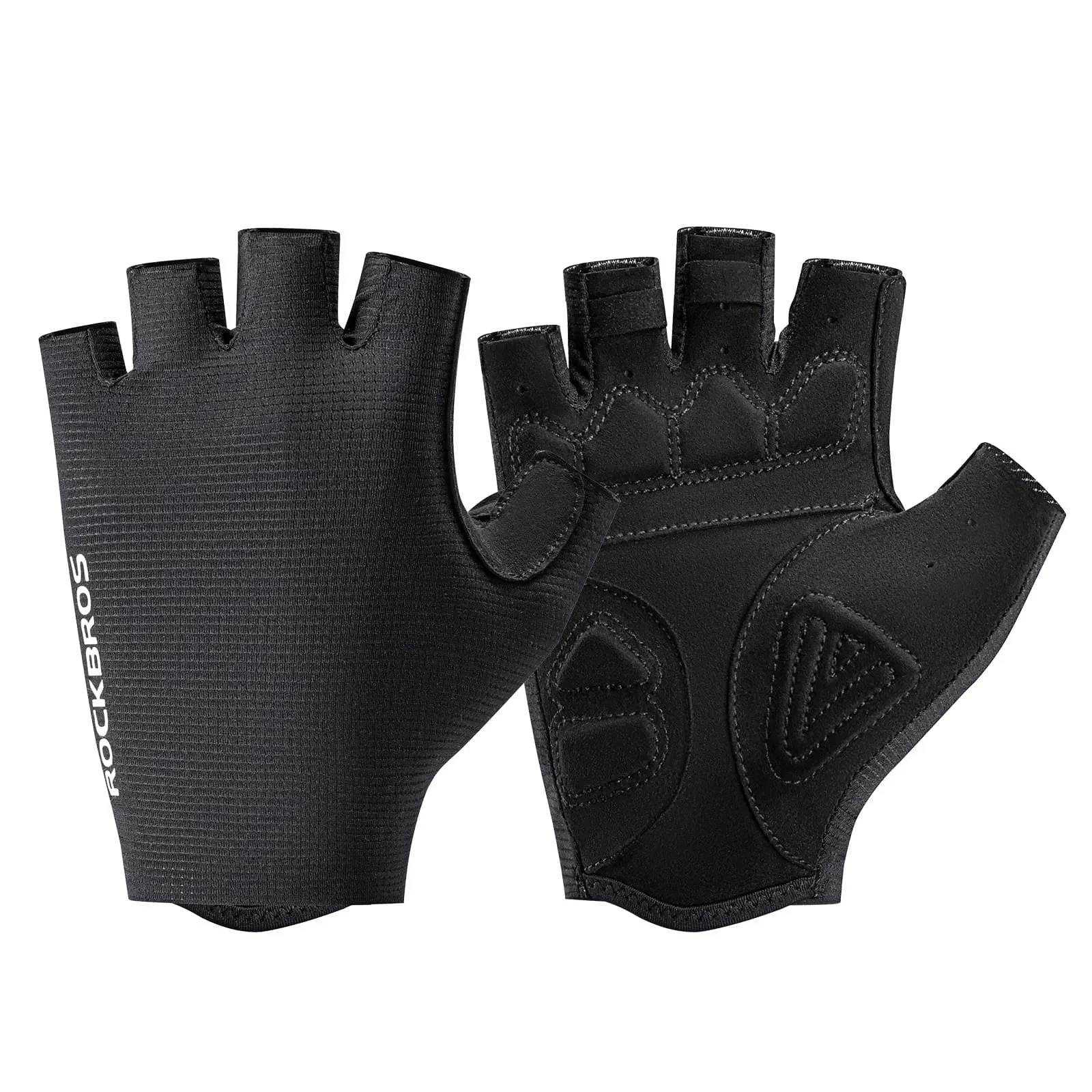 S396 Solid Color Short Finger Cycling Gloves
