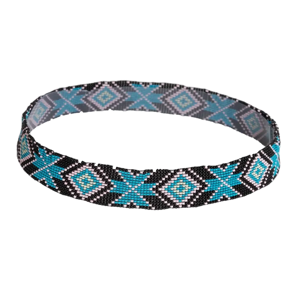 Sadie | Black Beaded Hat Band