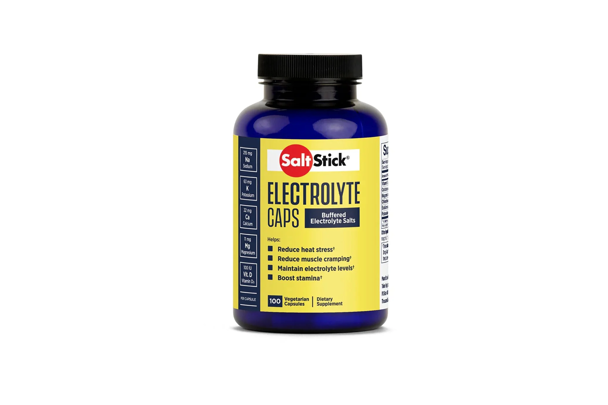 Salt Stick Electrolyte Caps - 100 Count Bottle