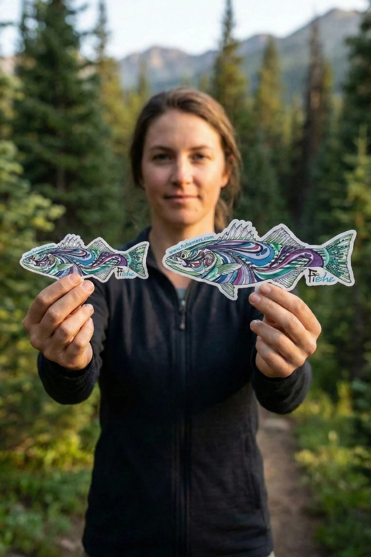 Salty Striper Sticker