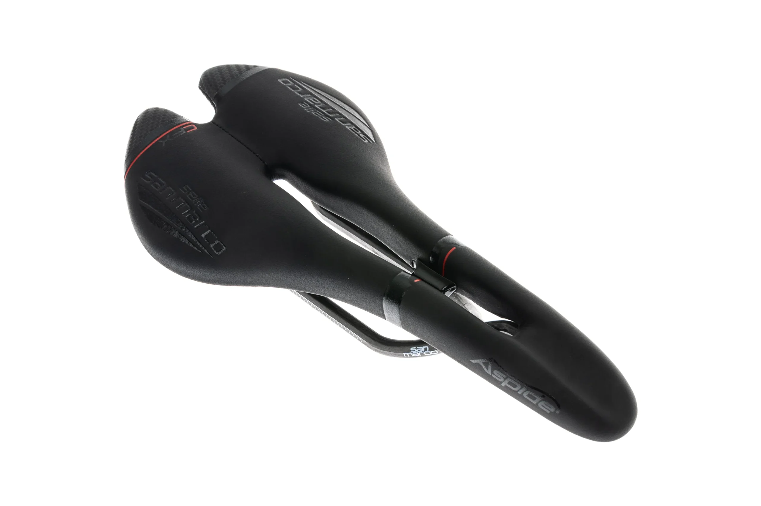 San Marco Aspide CFX Open Narrow Saddle 130mm Carbon Rails Black