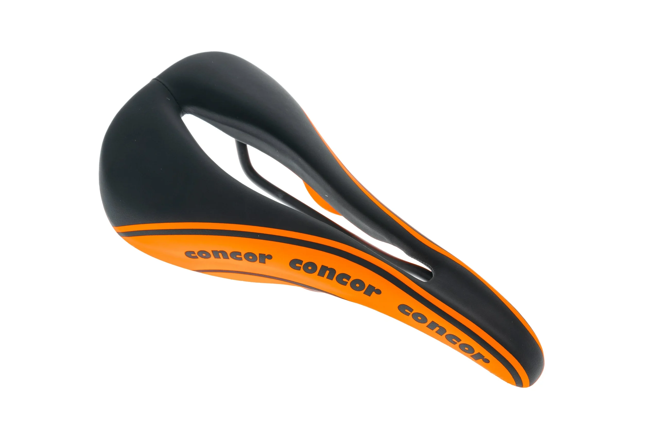 San Marco Concor Dynamic Wide Open Saddle 145mm Manganese Rails Black/Orange
