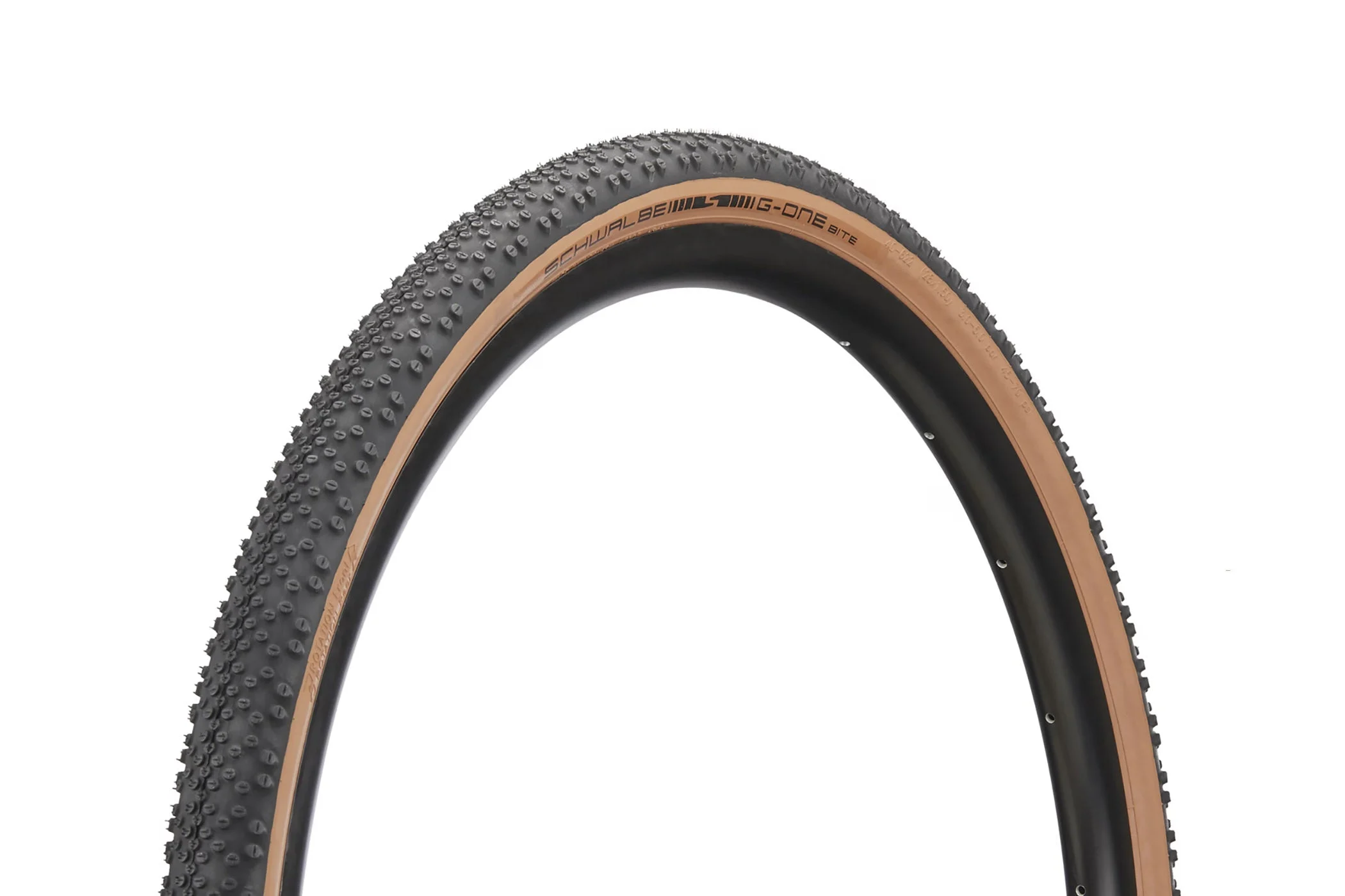Schwalbe G-One Bite Tire 700c x 45c Tubeless Tanwall