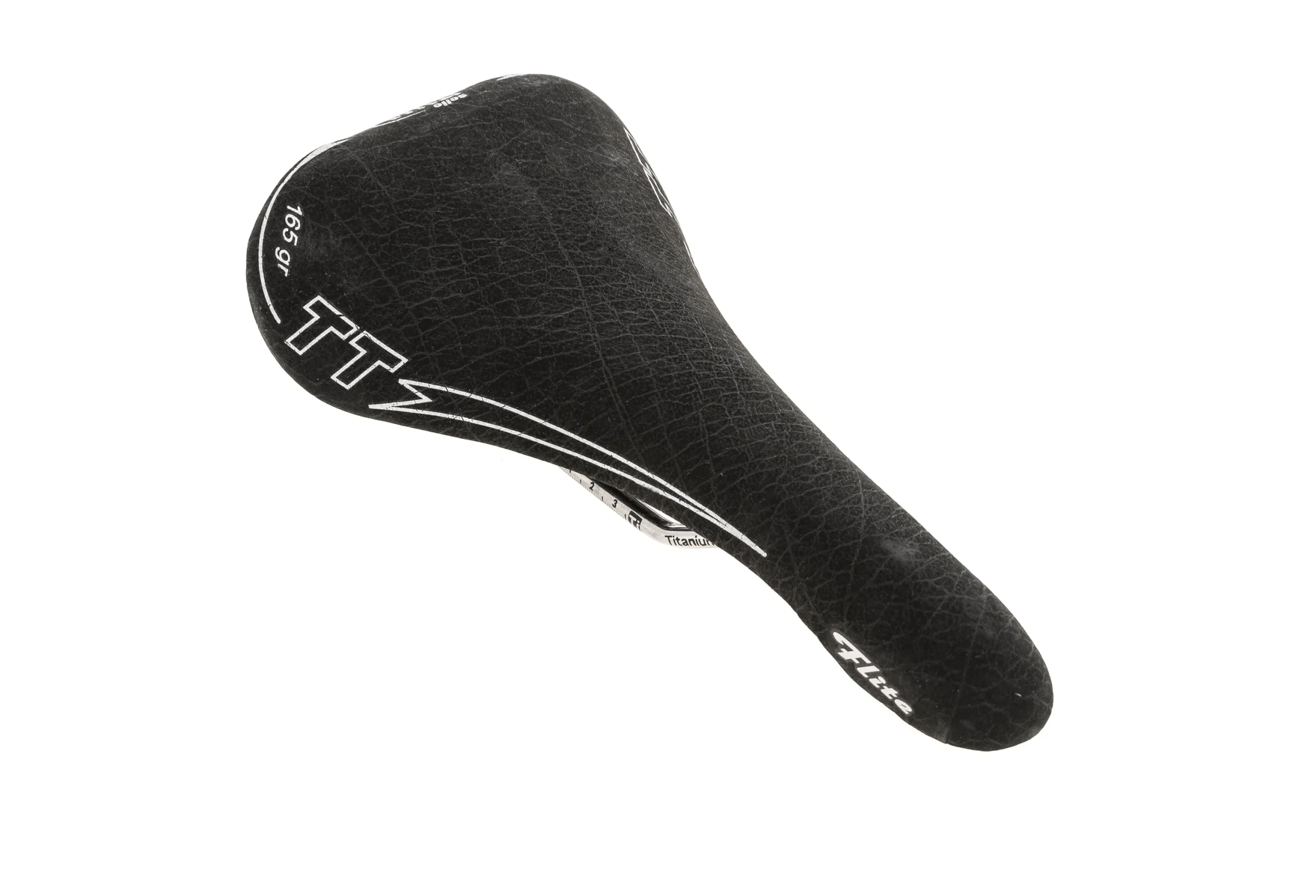 Selle Italia Flite TT Saddle 140mm Titanium Rails Black/Silver