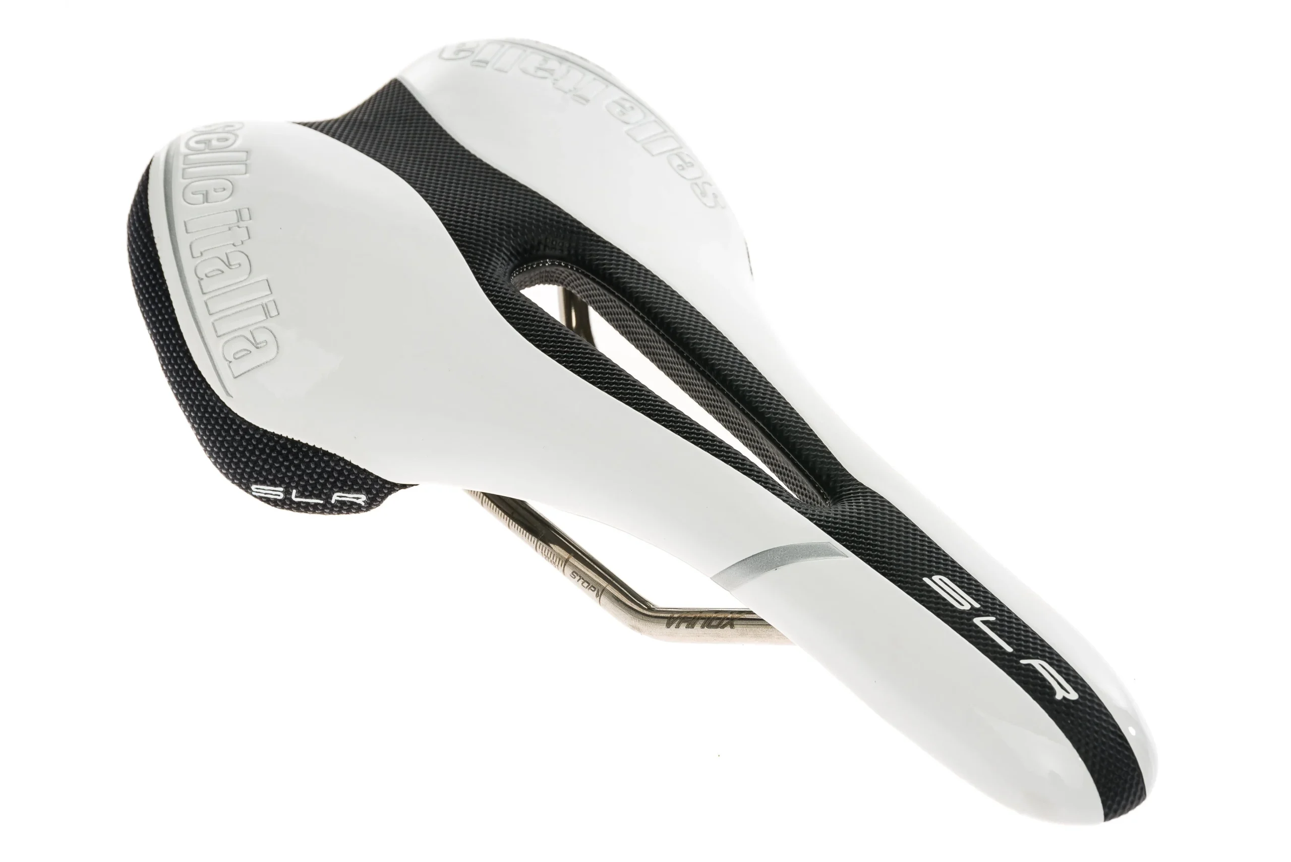 Selle Italia SLR XC Flow Saddle 135mm Vanox Rails White/Black