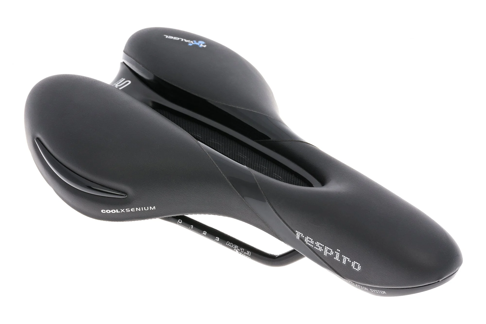 Selle Royal Respiro Saddle 158mm Alloy Rails Black