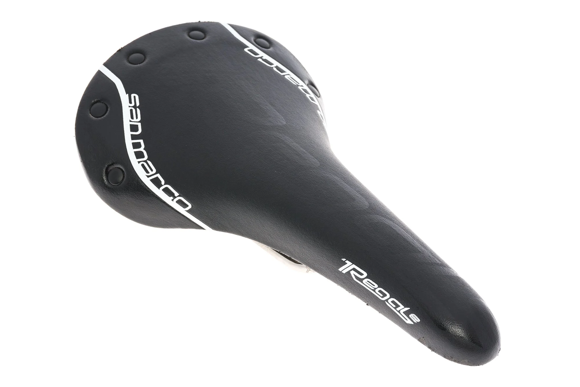 Selle San Marco Regale Racing Saddle 148mm Xsilite Rails Black/White
