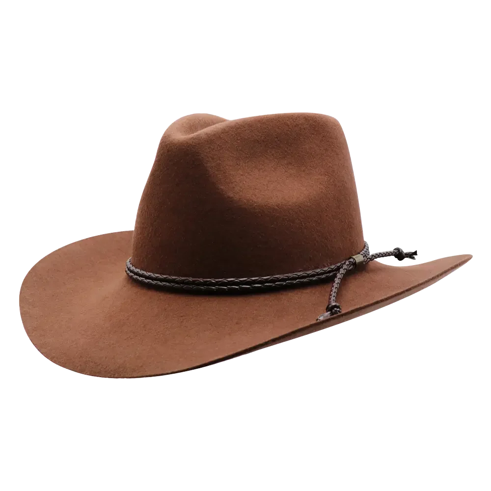 Sequoia | Mens Brown Wool Felt Cowboy Hat
