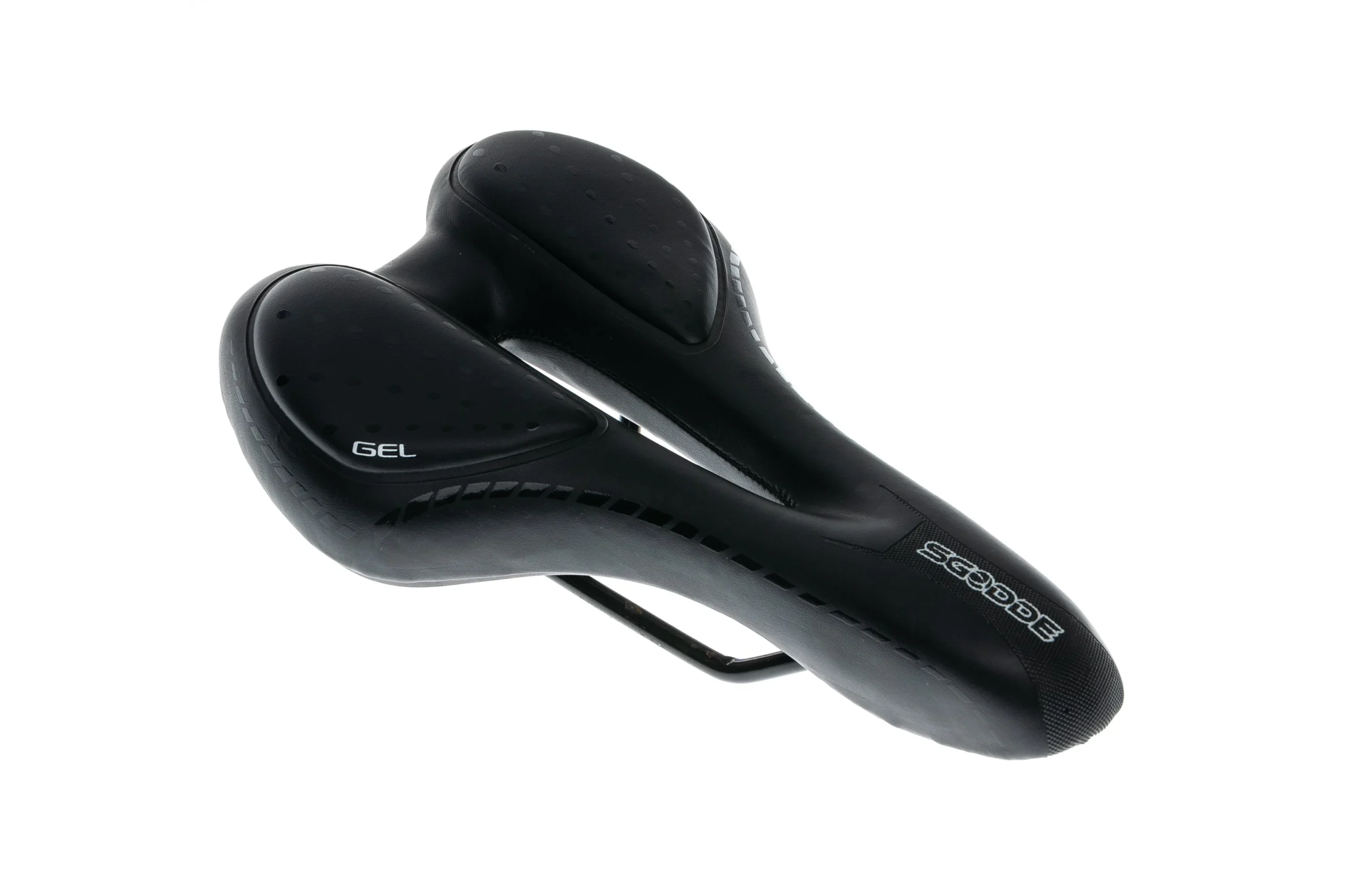 SGODDE Comfort Saddle 160mm Steel Rails Black