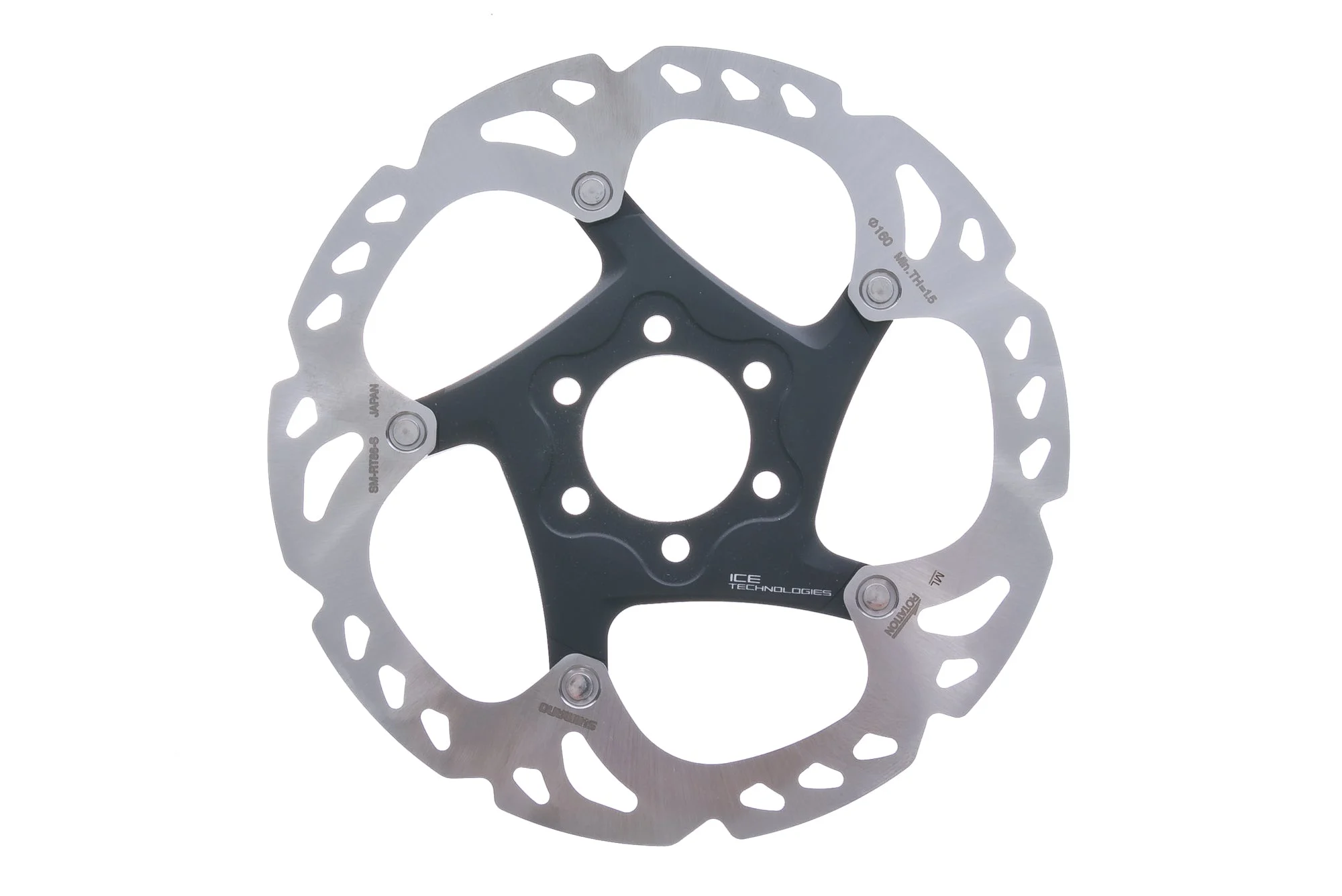 Shimano Deore XT-SM-RT86-S Ice Tech Disc Brake Rotor 160mm 6 Bolt