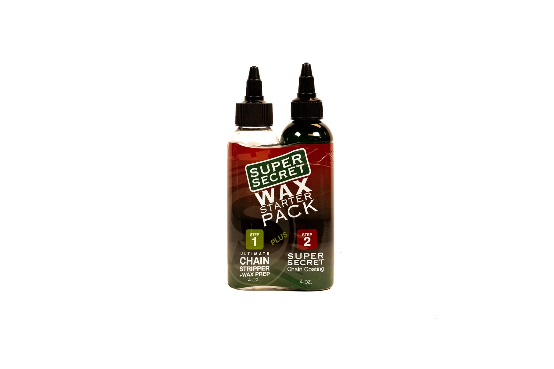 Silca Super Secret Wax Starter Pack - Ultimate Chain Stripper & Wax Prep 4oz + Super Secret Chain Coating 4oz
