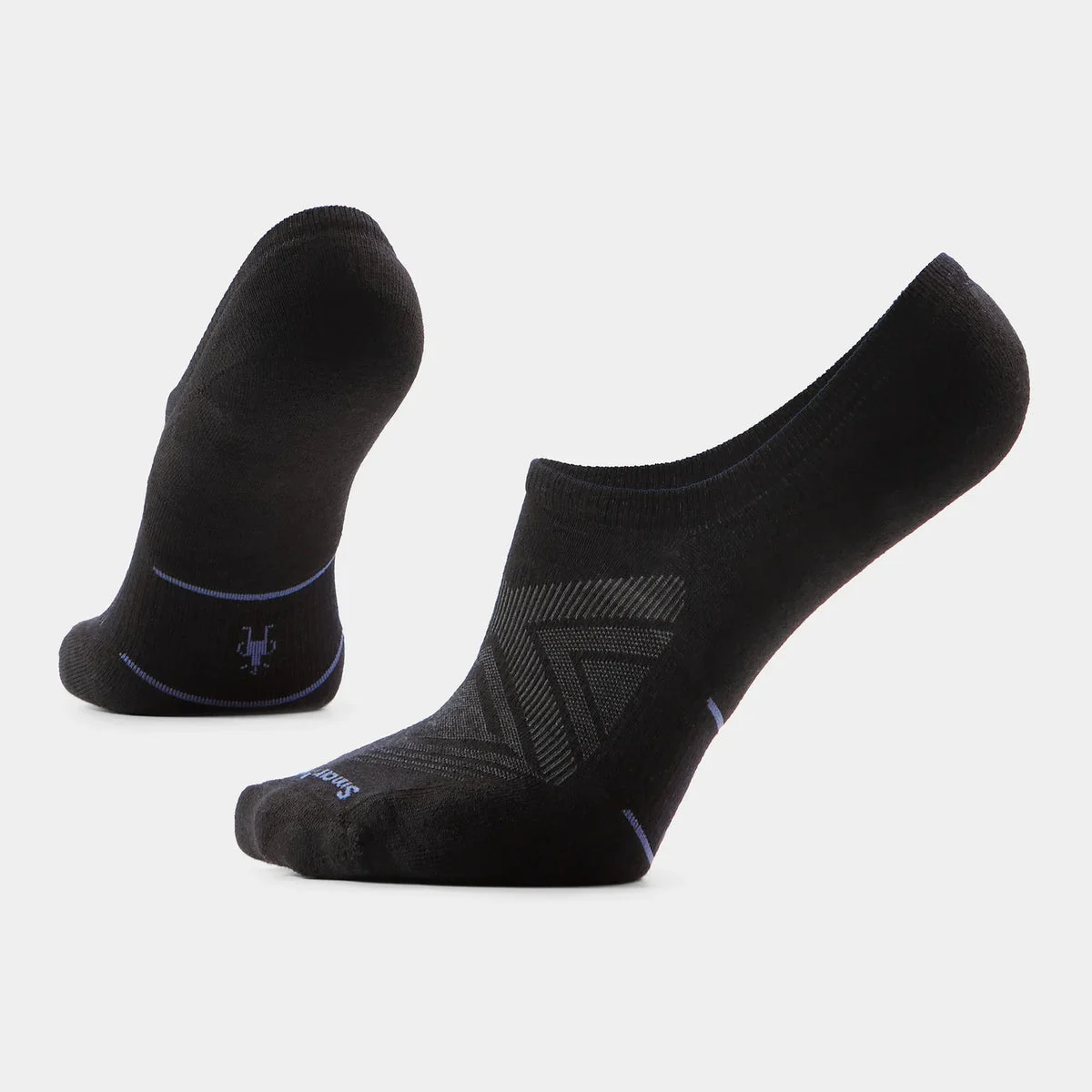Smartwool Run Targeted Cushion No Show Socks - Black
