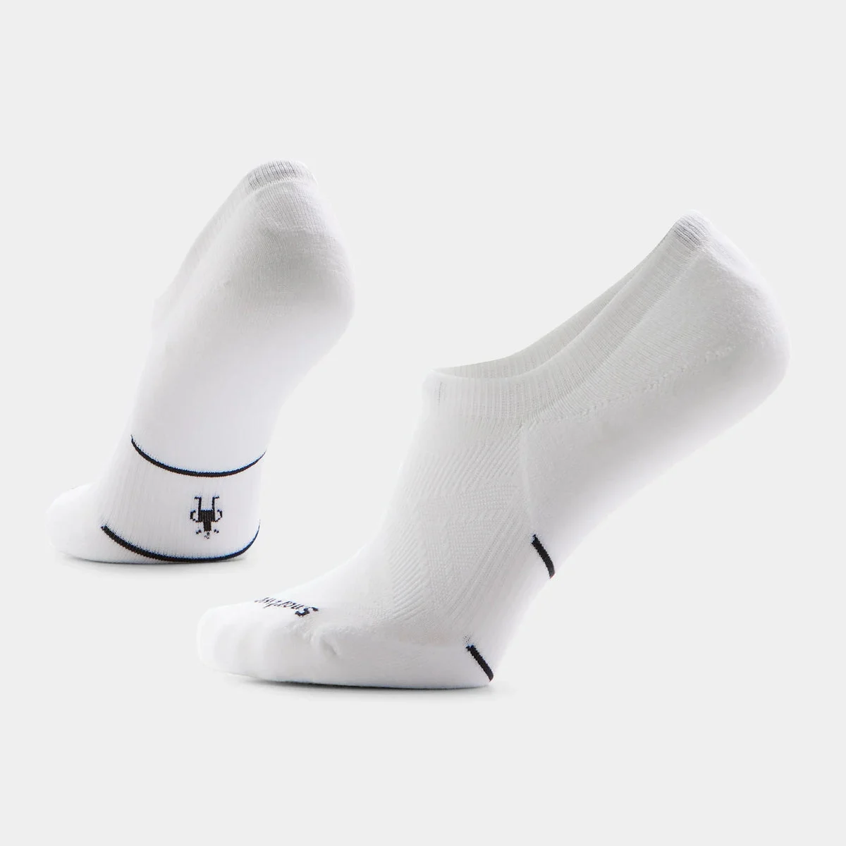 Smartwool Women's Run Targeted Cushion No Show Socks - White