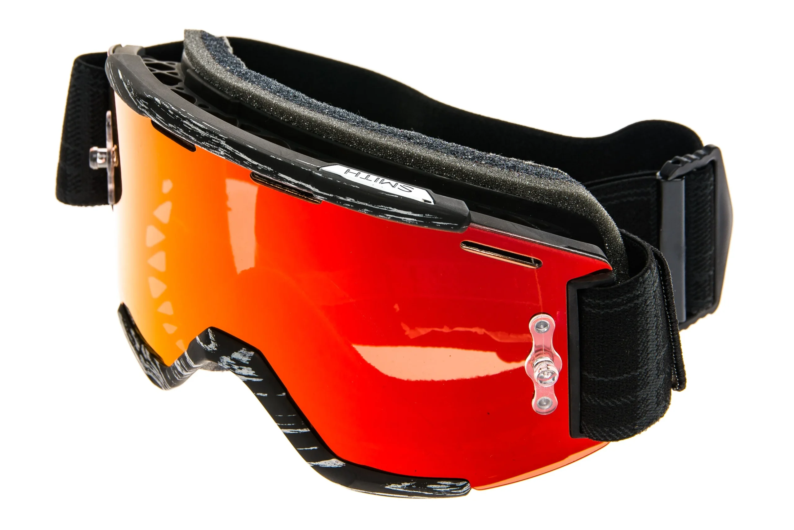 Smith Squad MTB Goggles Rheeder ID Frame ChromaPop Everyday Red Mirror & Clear AF Lenses