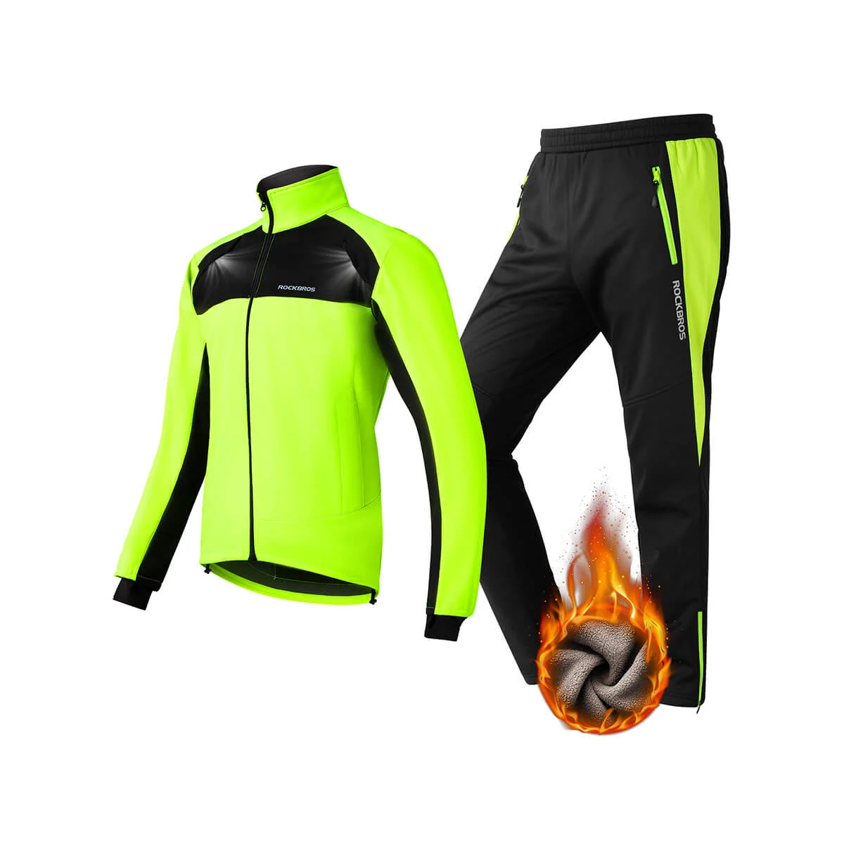 Softshell Outdoor Fleece Jacket and Pants Set