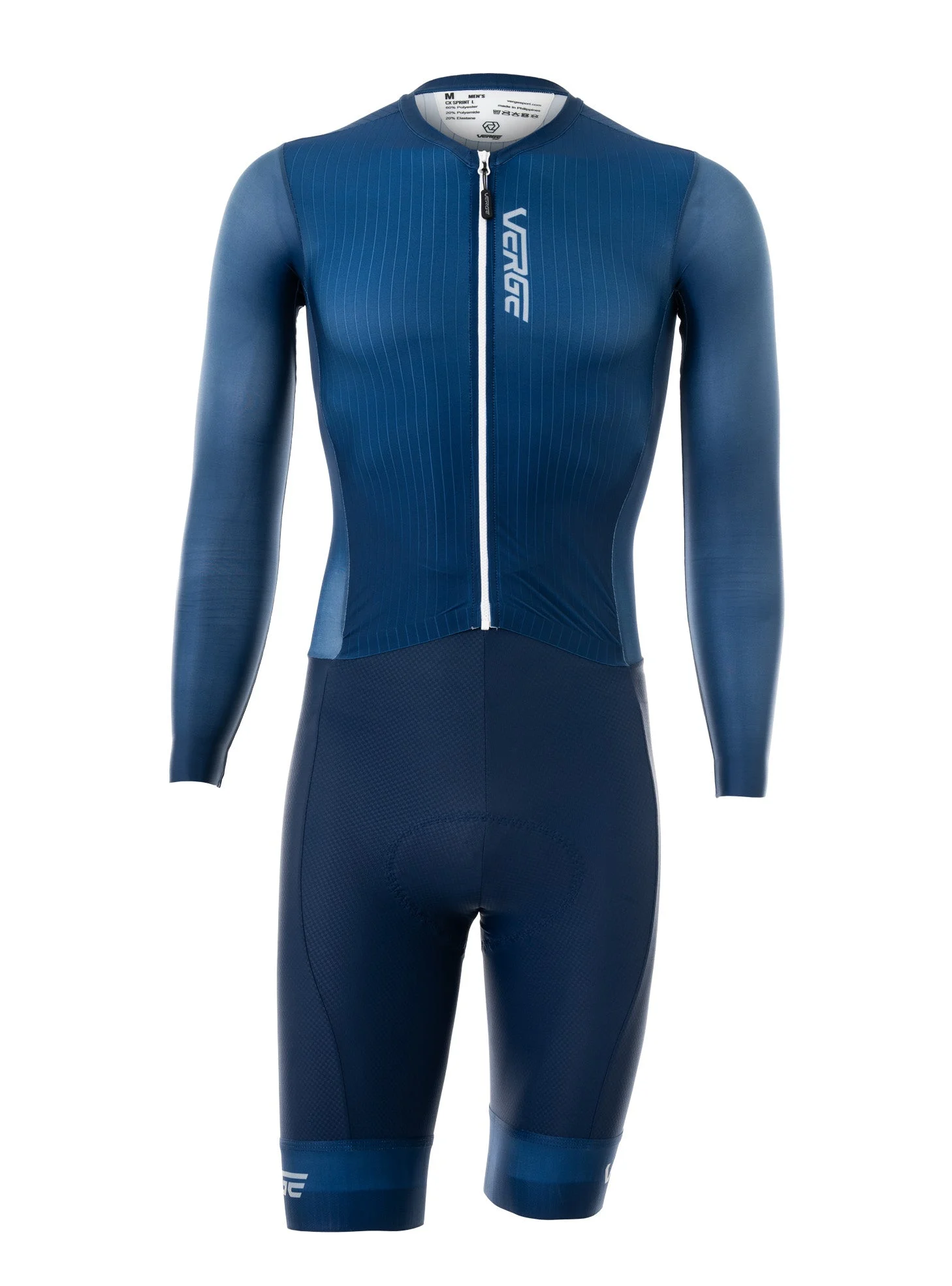 SOLIDS CX LS SPEEDSUIT - MEN - NAVY