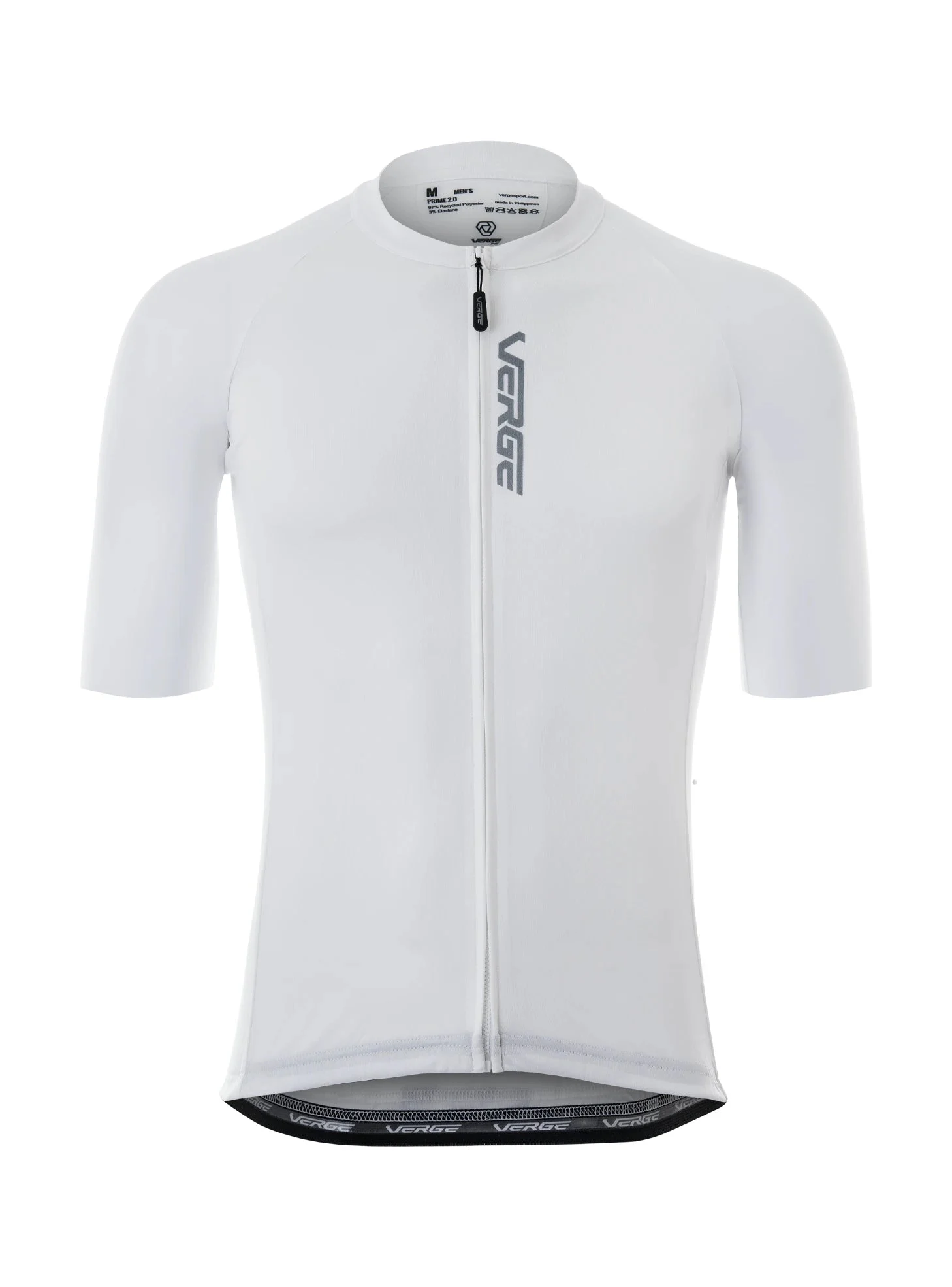 SOLIDS PRIME 2.0 SS JERSEY - MEN - WHITE