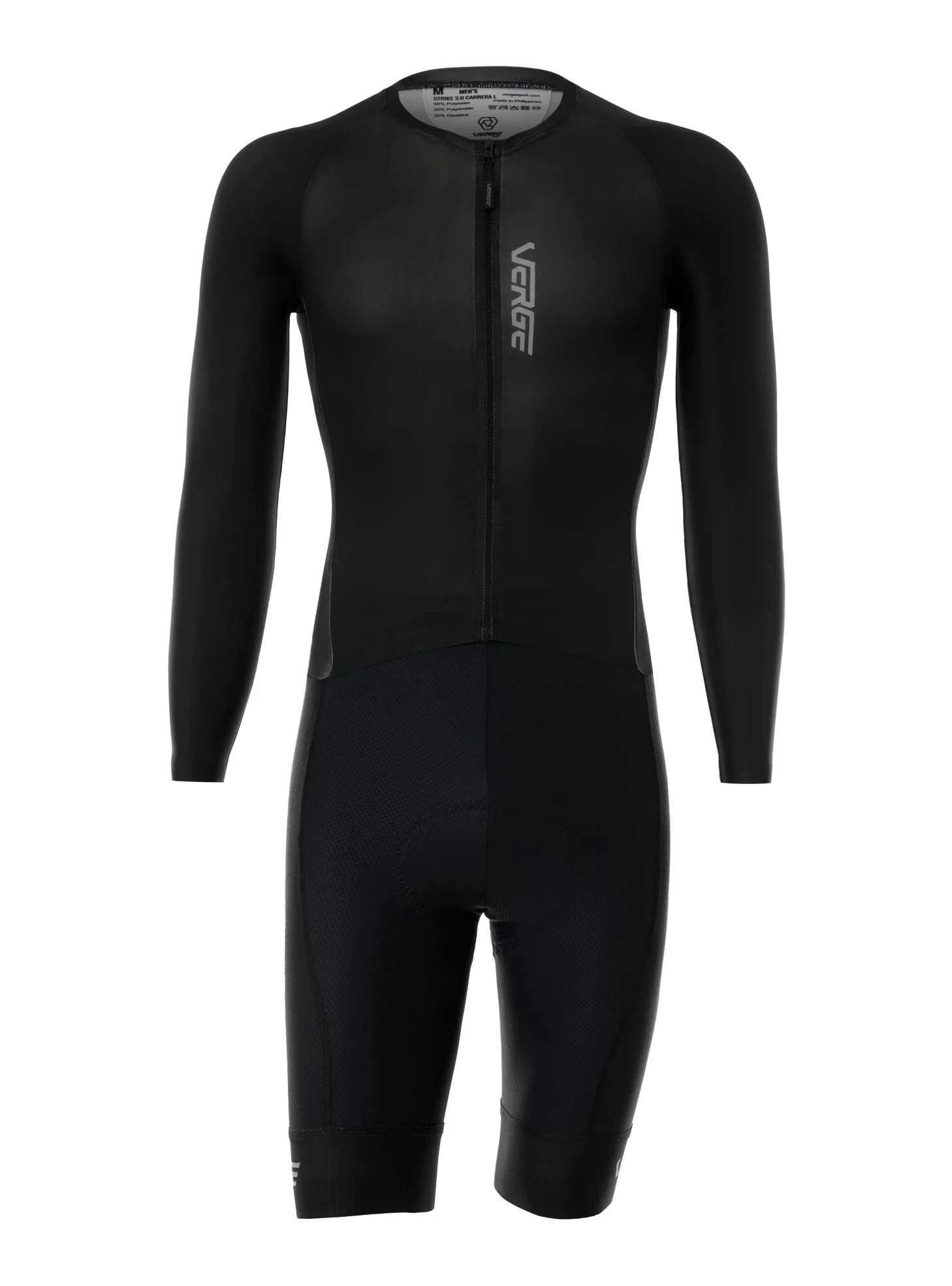 SOLIDS STRIKE 2.0 CARRERA LS SPEEDSUIT LONG - MEN - BLACK