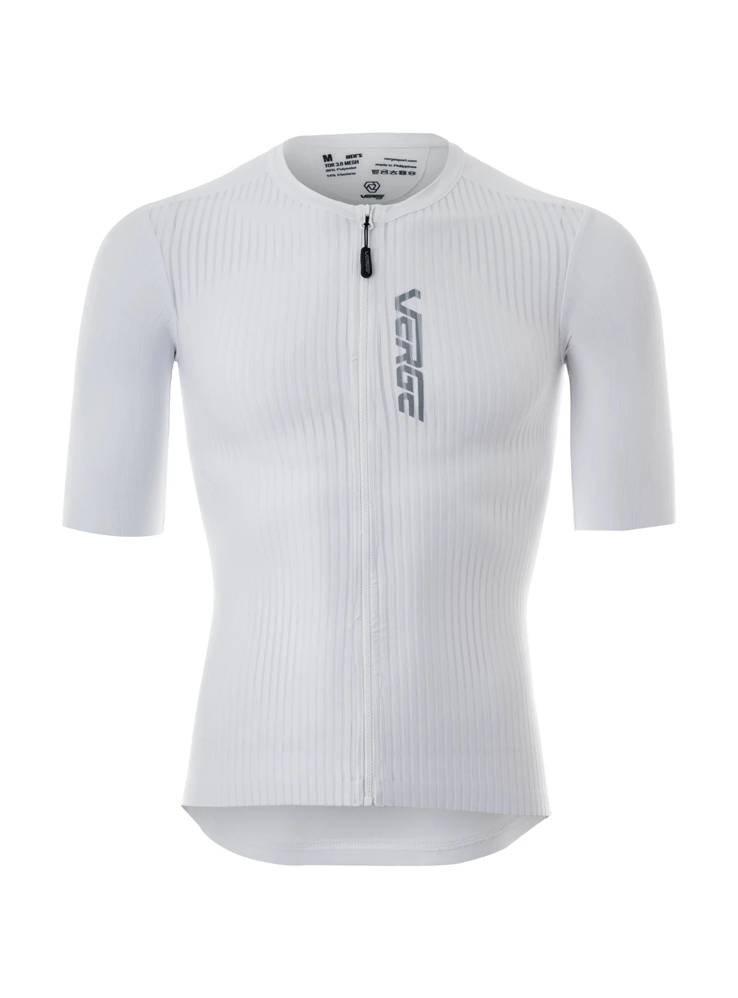 SOLIDS TOR 4.0 MESH SS JERSEY - MEN - WHITE
