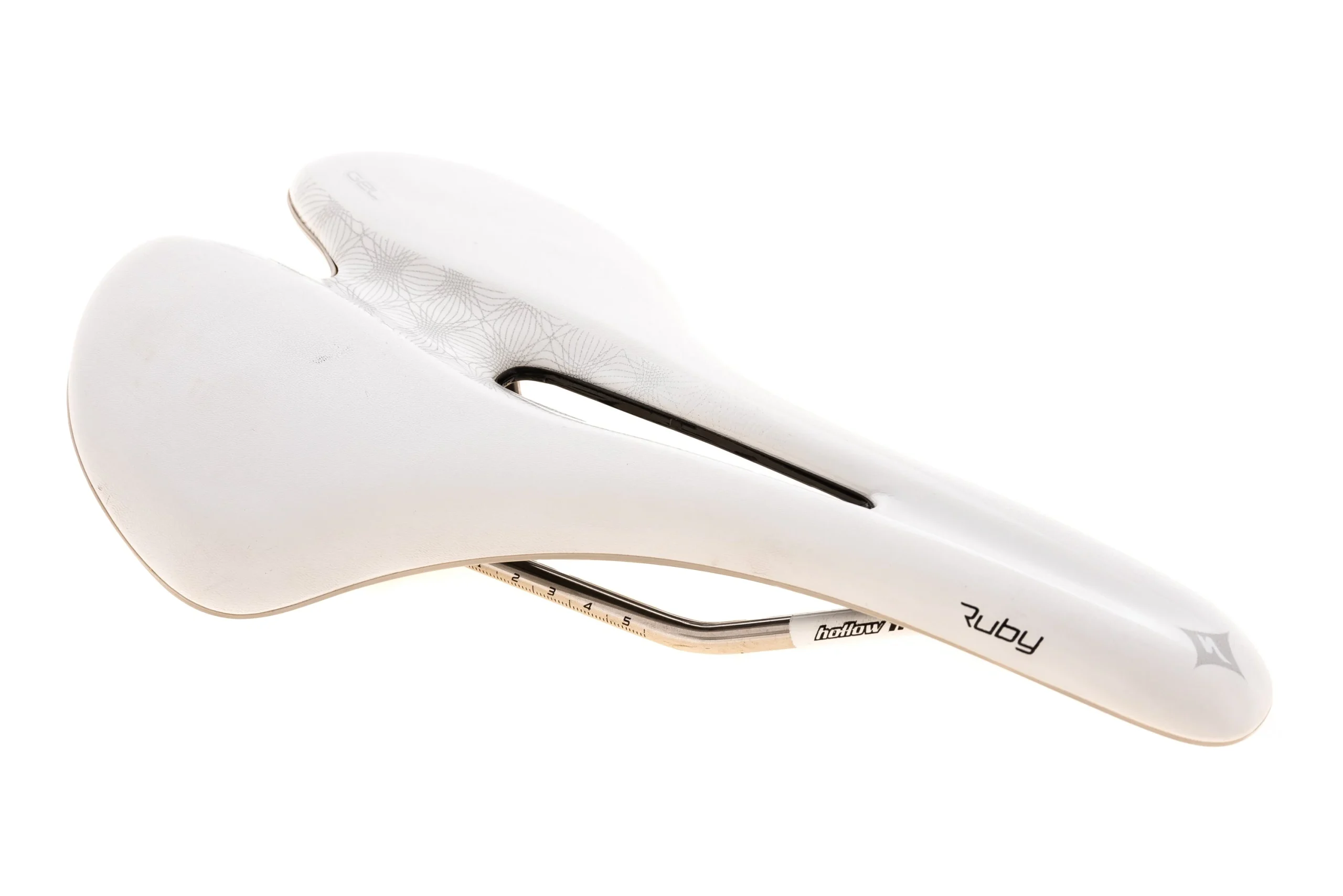 Specialized Ruby Expert Gel Saddle 168mm Titanium Rails White