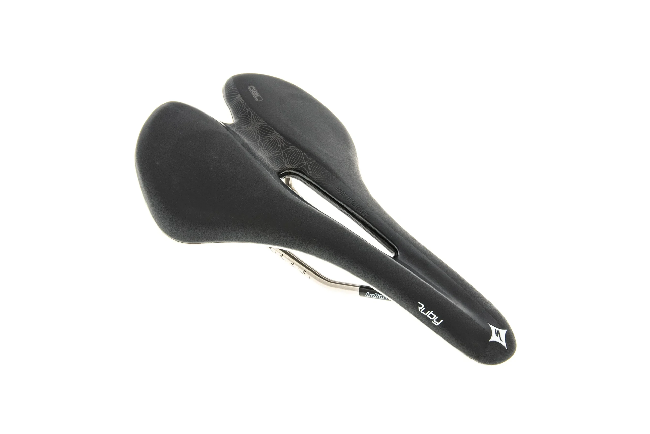 Specialized Ruby Expert Gel Womens Saddle 155mm Hollow Ti Rails Black