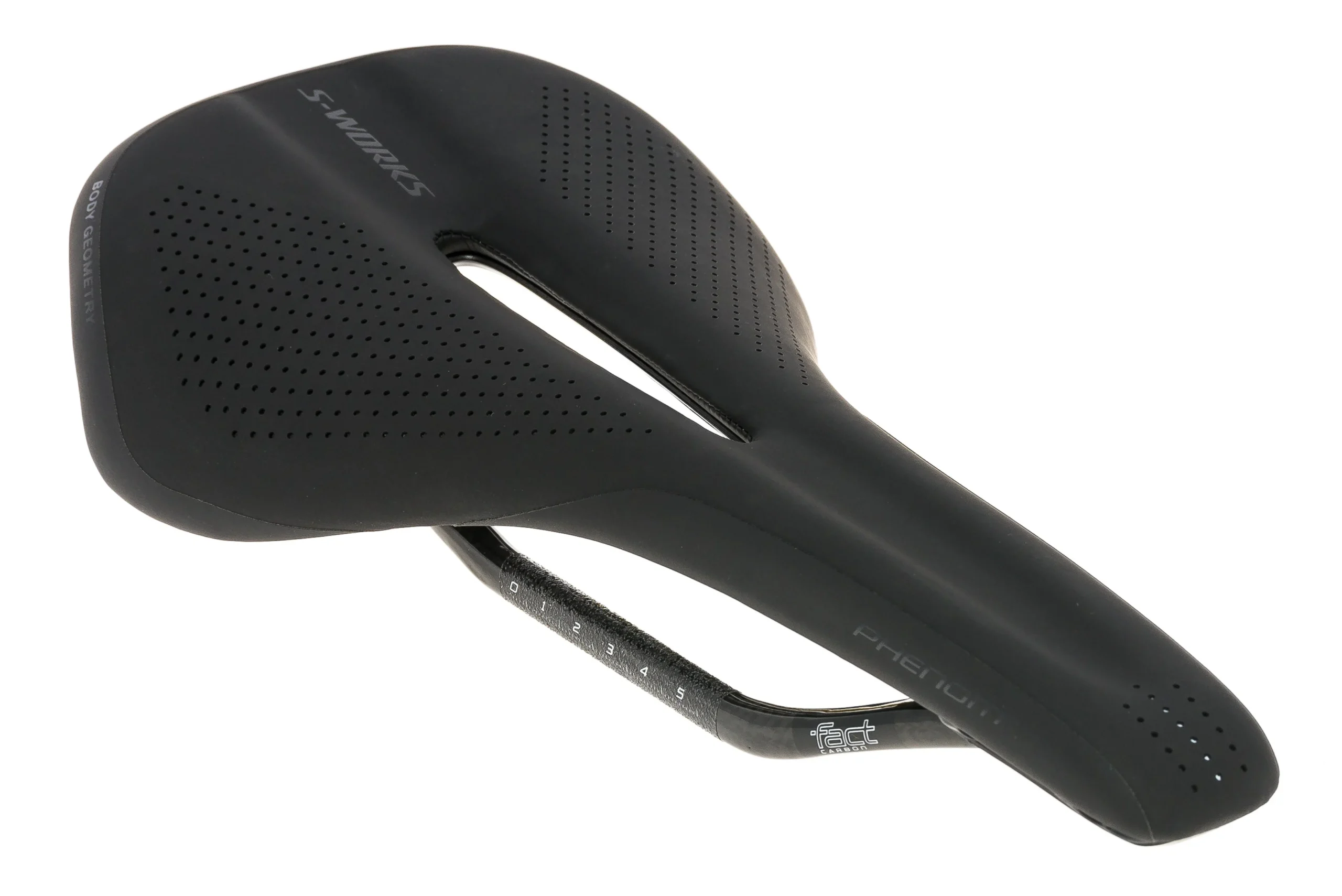 Specialized S-Works Phenom Saddle 143mm 7x9mm Carbon Rails Black