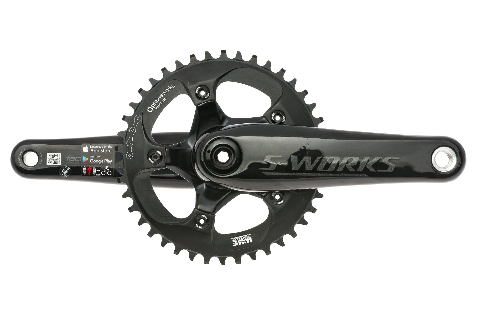 Specialized S-works Power Meter Crank Set 1x11 Speed 175mm 42T BB30