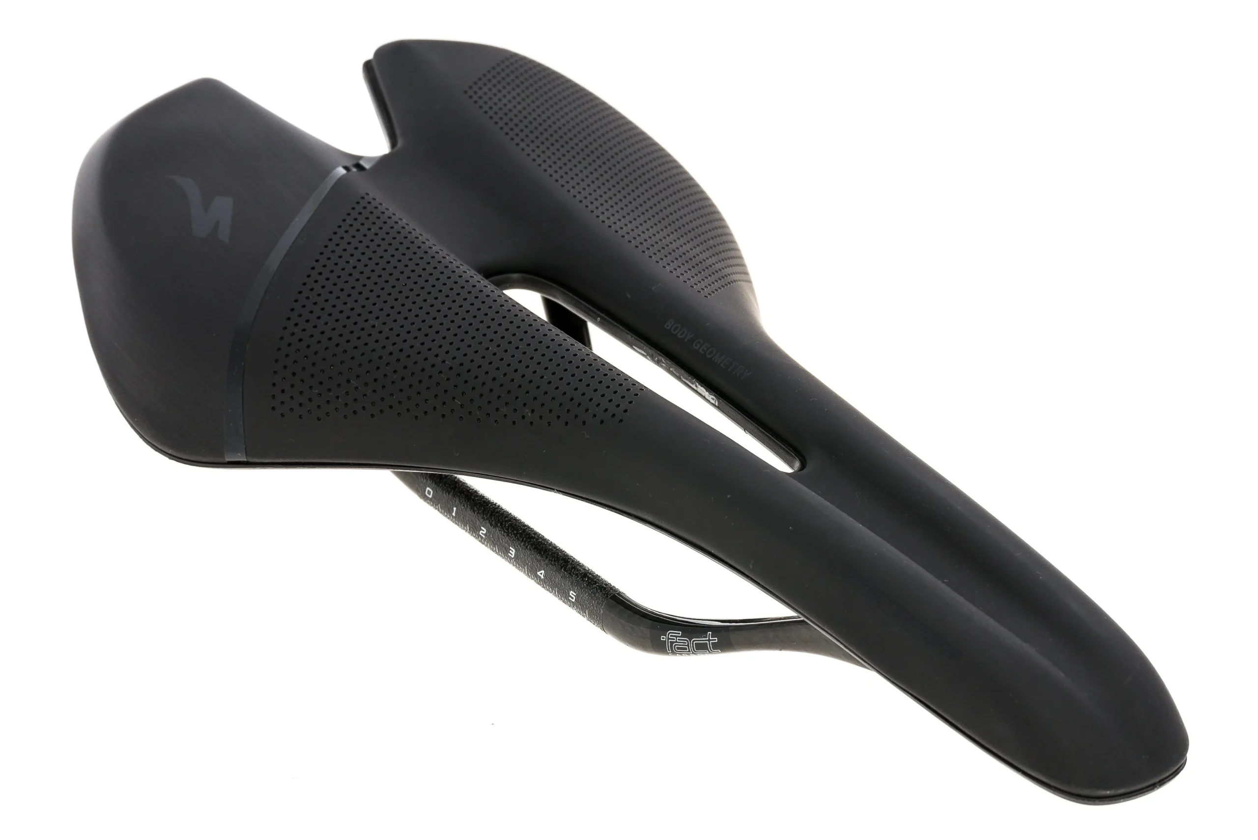Specialized Toupe Pro Saddle 143mm 7x9mm Fact Carbon Rails Black