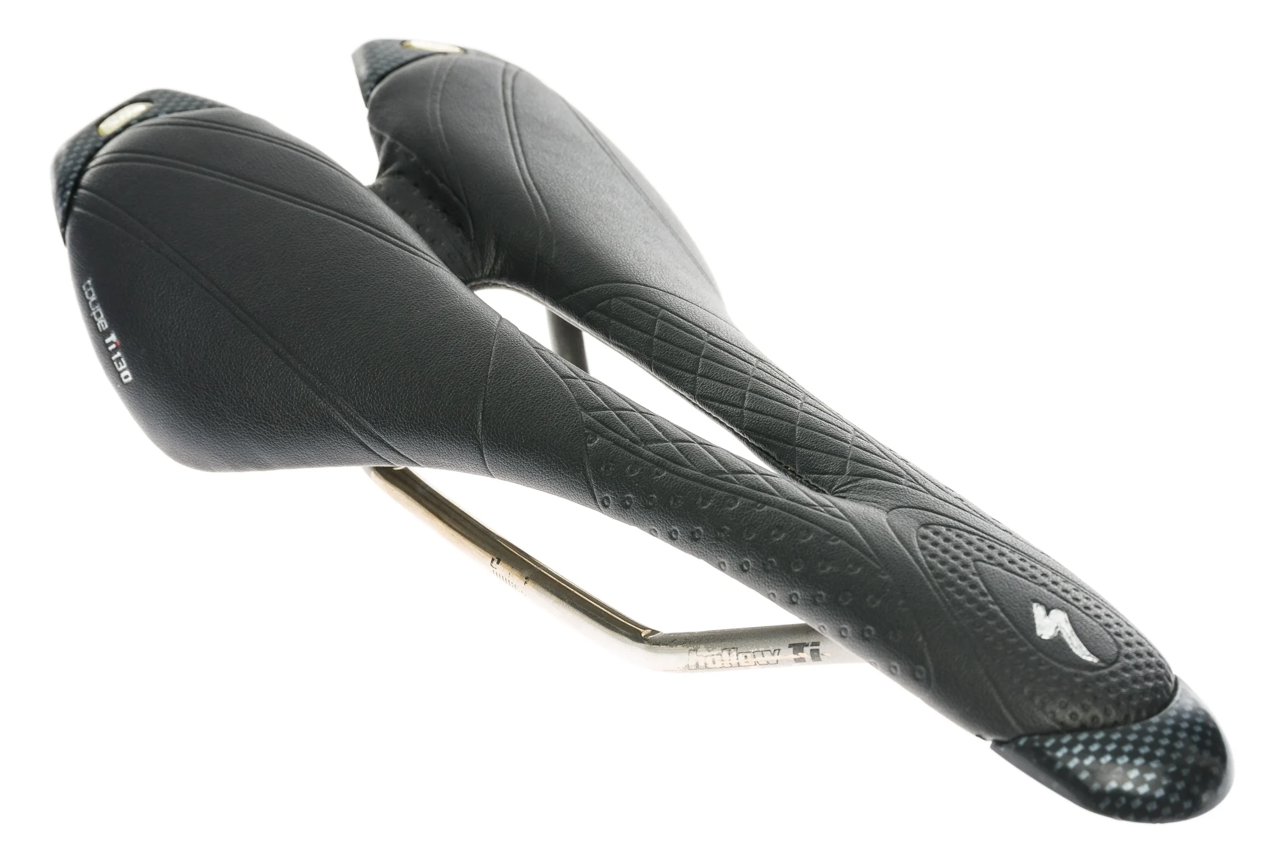Specialized Toupe Saddle 130mm Hollow Ti Rails Black