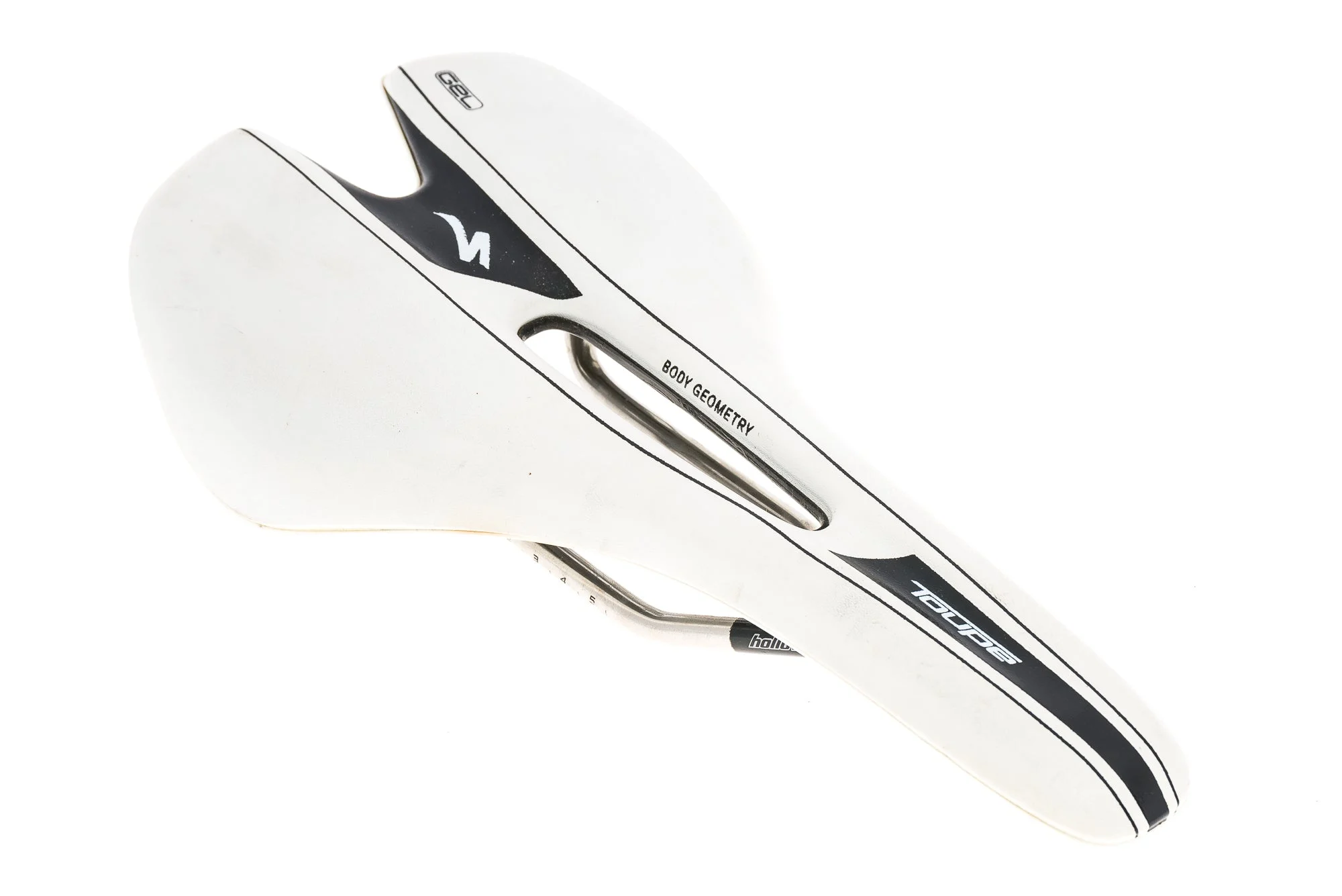 Specialized Toupe Saddle 143mm Hollow Ti Rails White