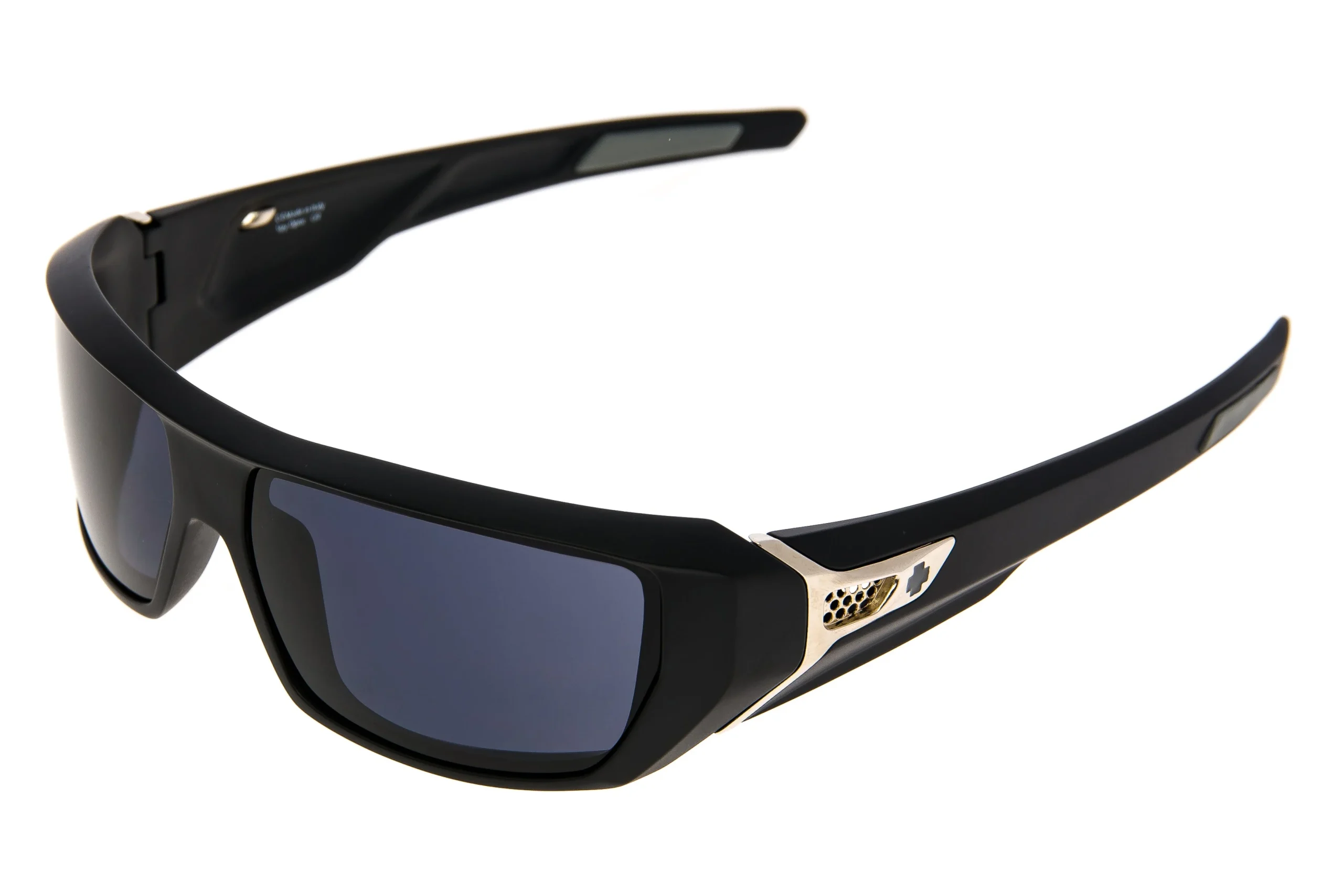 SPY HSX Sunglasses Matte Black Frame Grey Lens