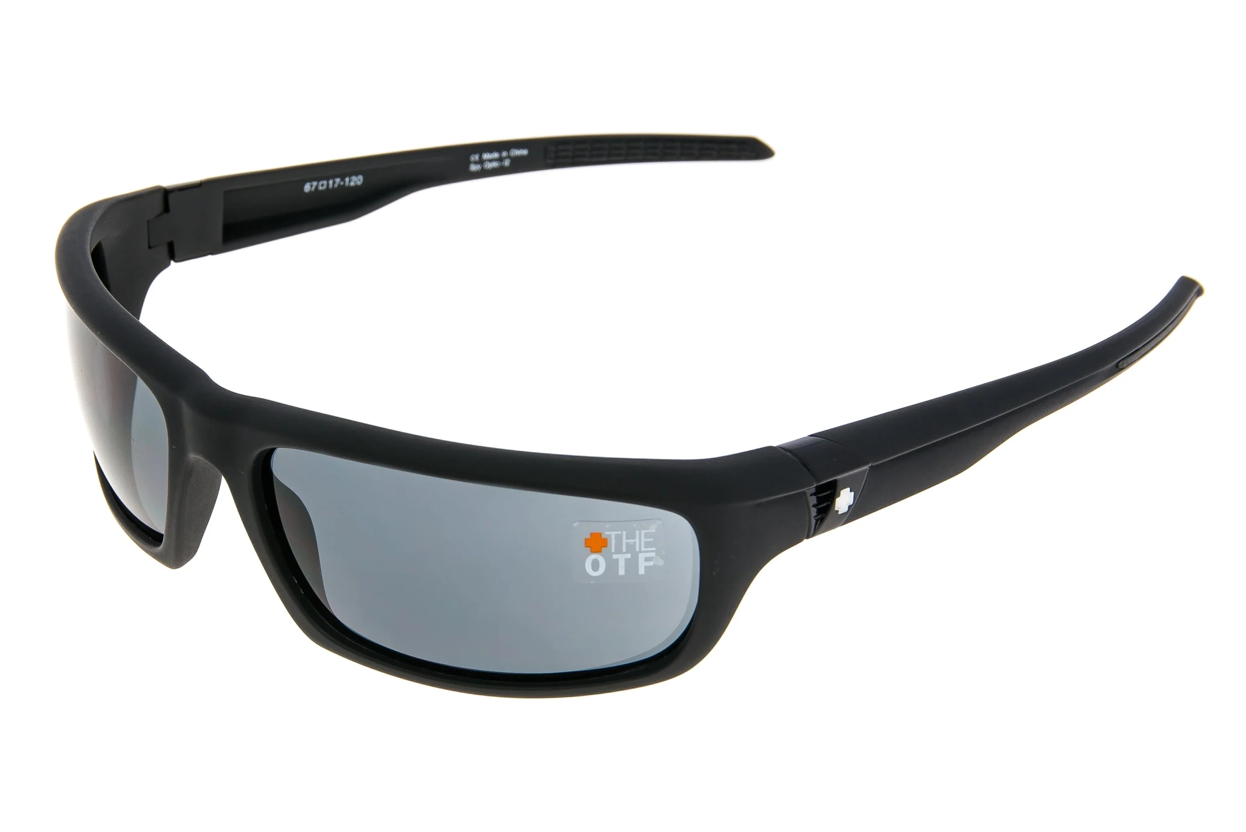 SPY OTF Sunglasses Matte Black Frame Grey Lens