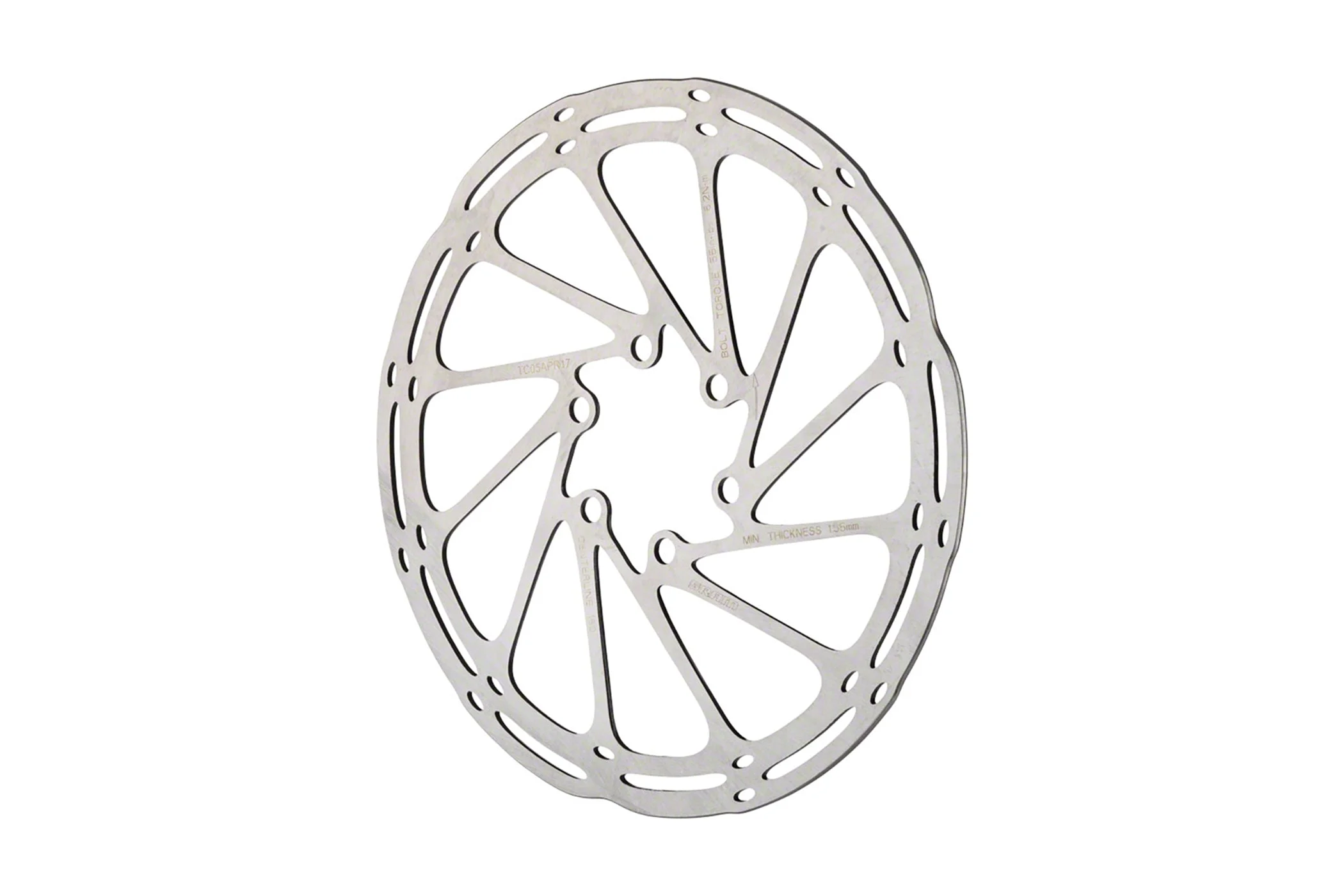 SRAM CenterLine Disc Brake Rotor 140mm 6-Bolt Rounded Edge