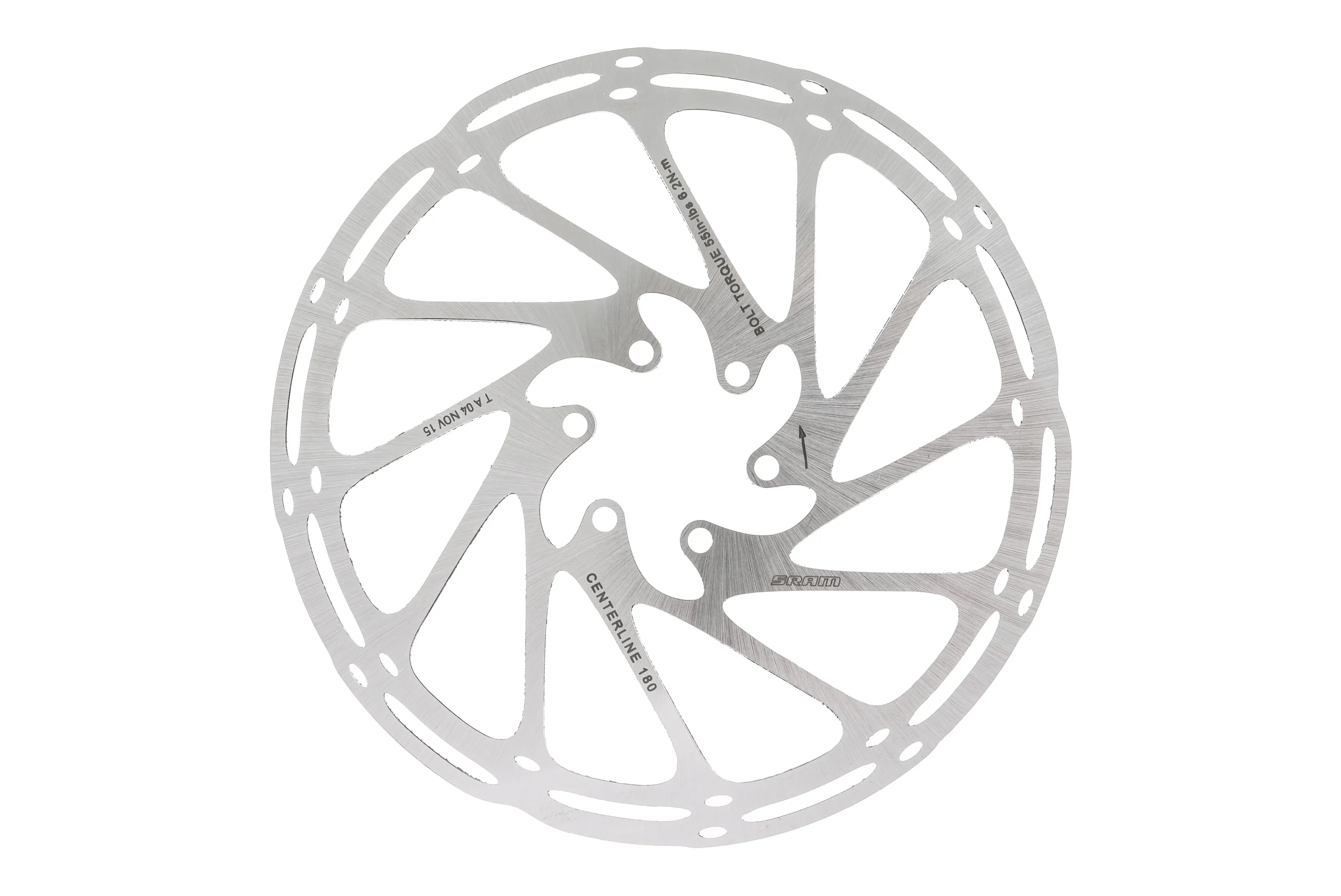 SRAM CenterLine Disc Brake Rotor 180mm 6 Bolt