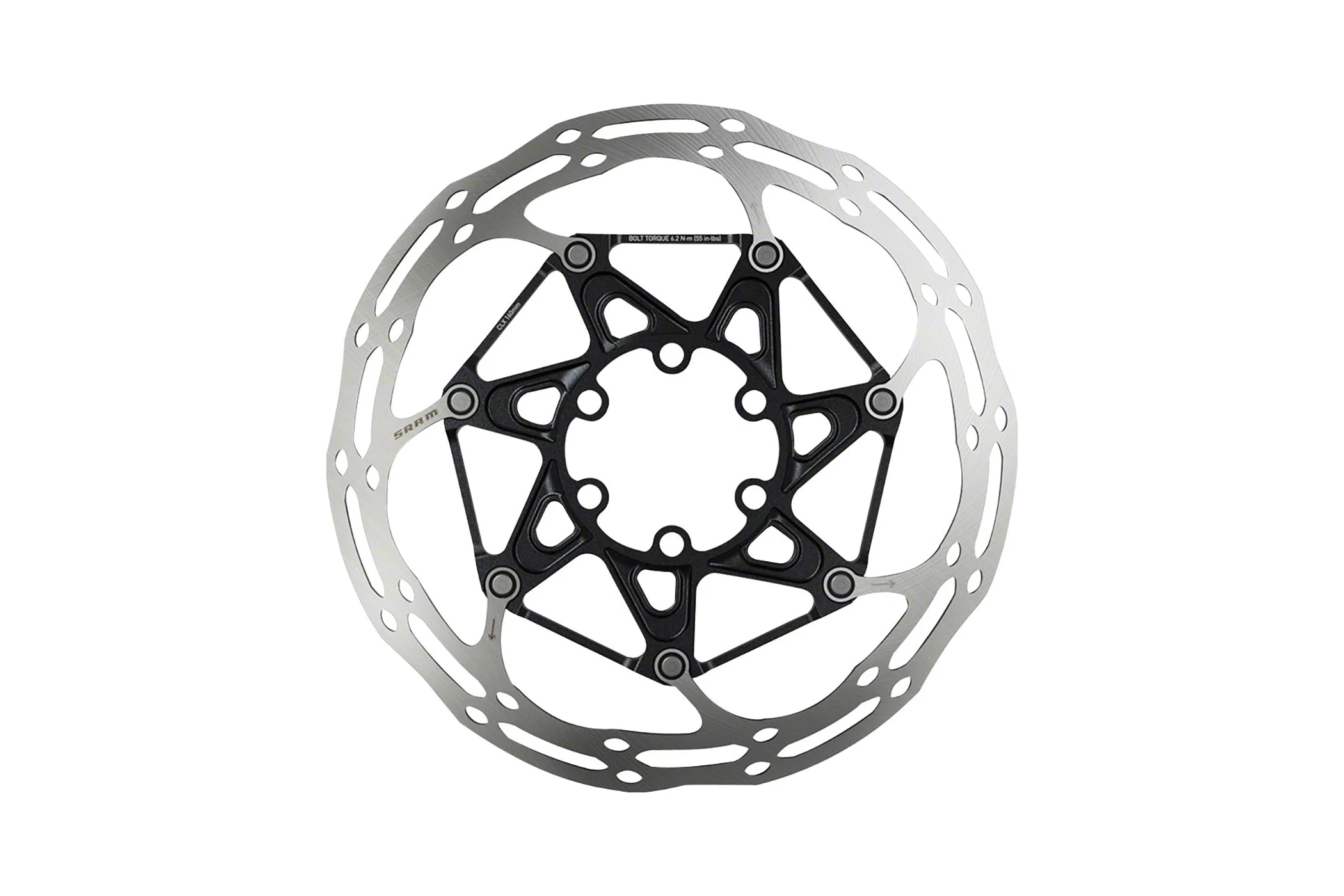 SRAM Centerline X Disc Brake Rotor 180mm 6 bolt Rounded Edge