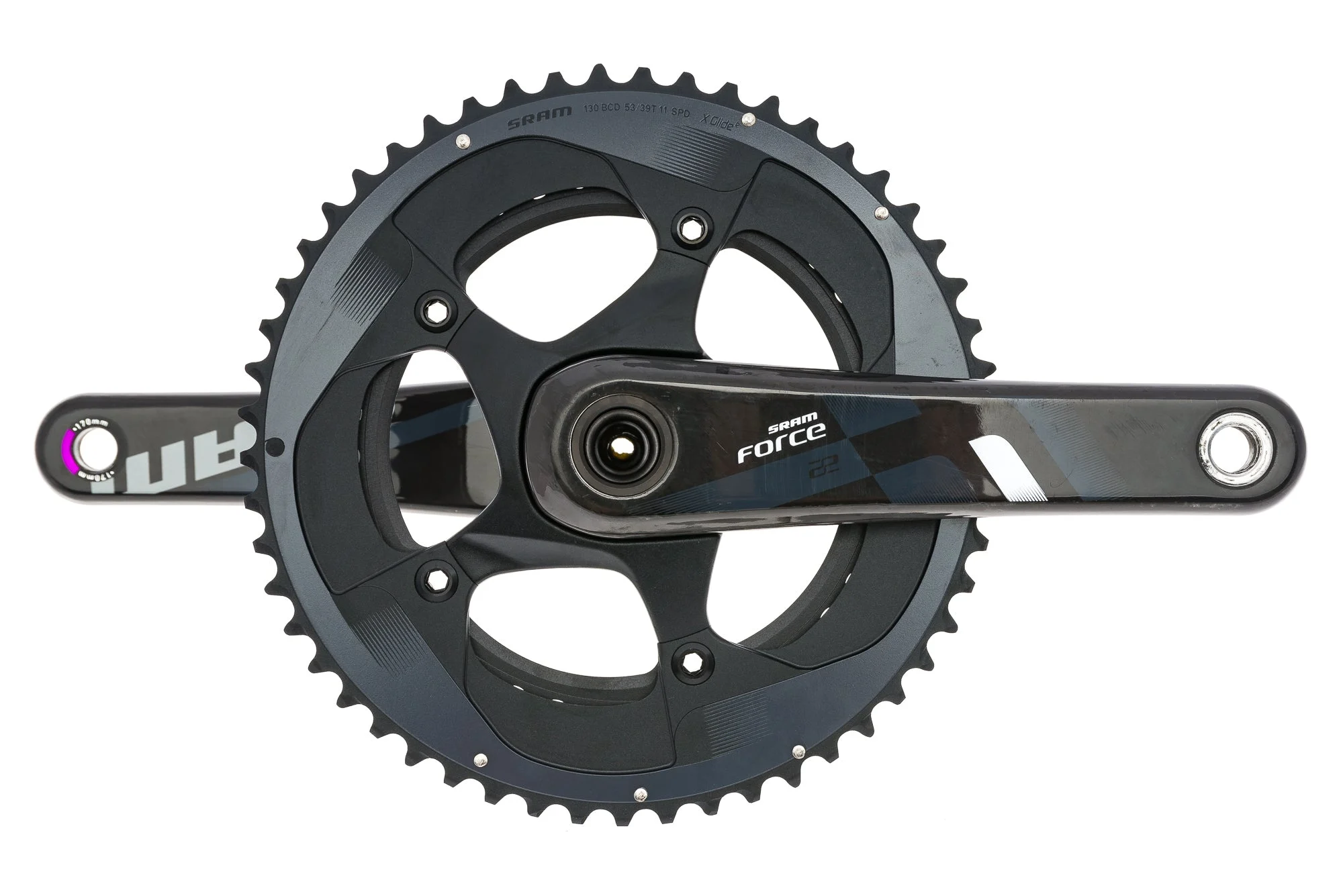 SRAM Force 22 Crank Set 11 Speed 170mm 53/39 130 BCD GXP