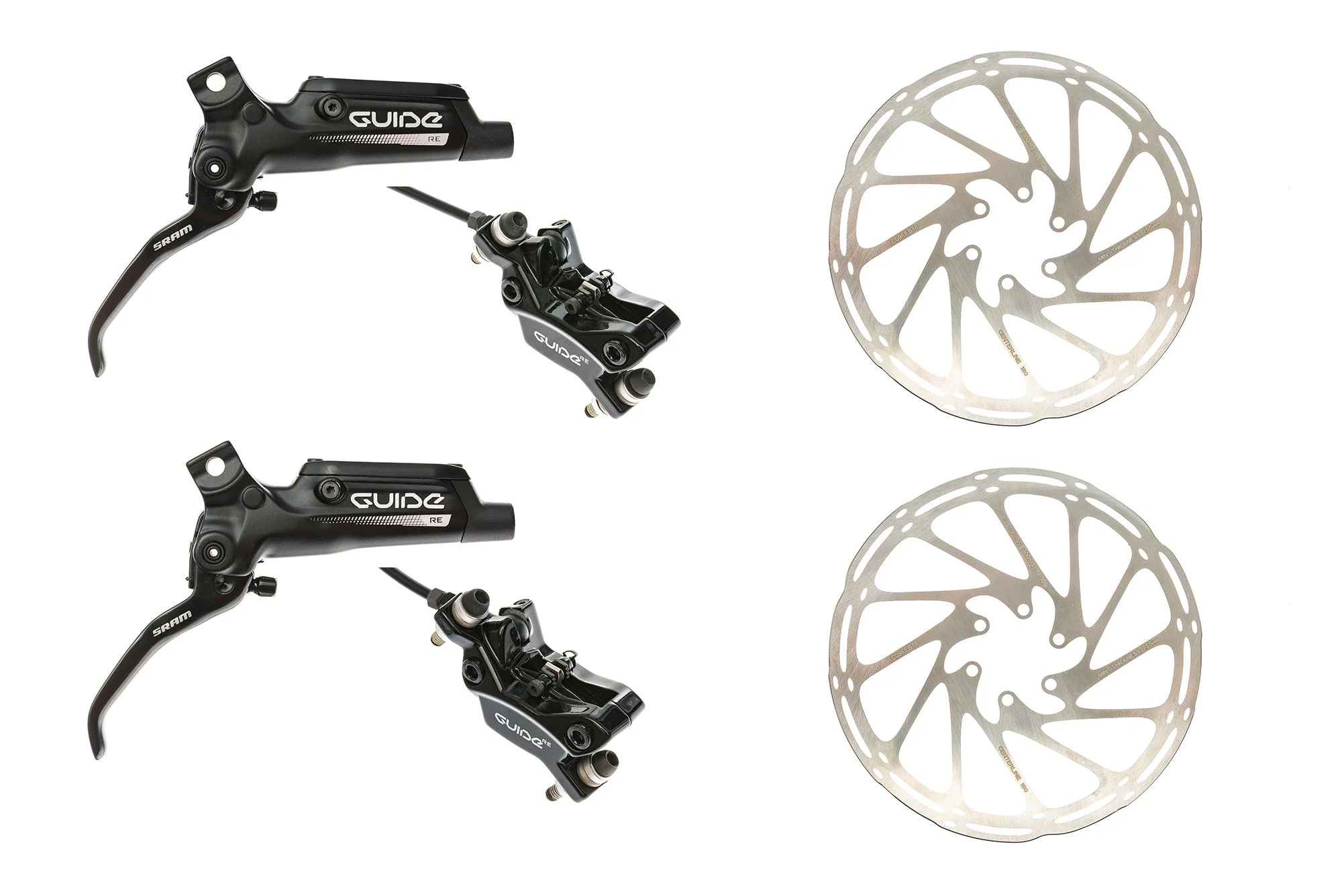 SRAM Guide RE brakeset & SRAM Centerline 180mm rotors